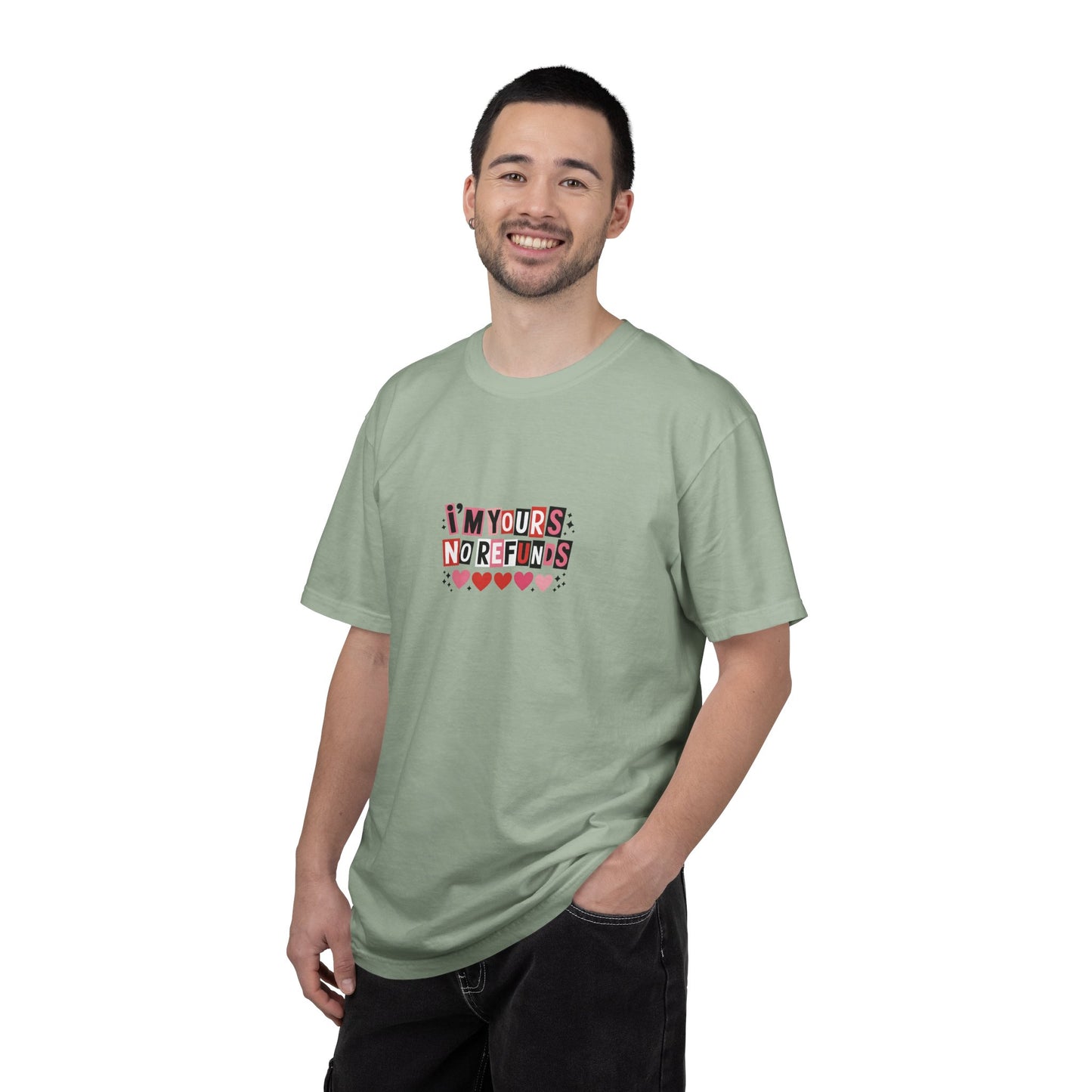 Valentine “I’m Yours, No Refunds” Graphic T-Shirt - 14732