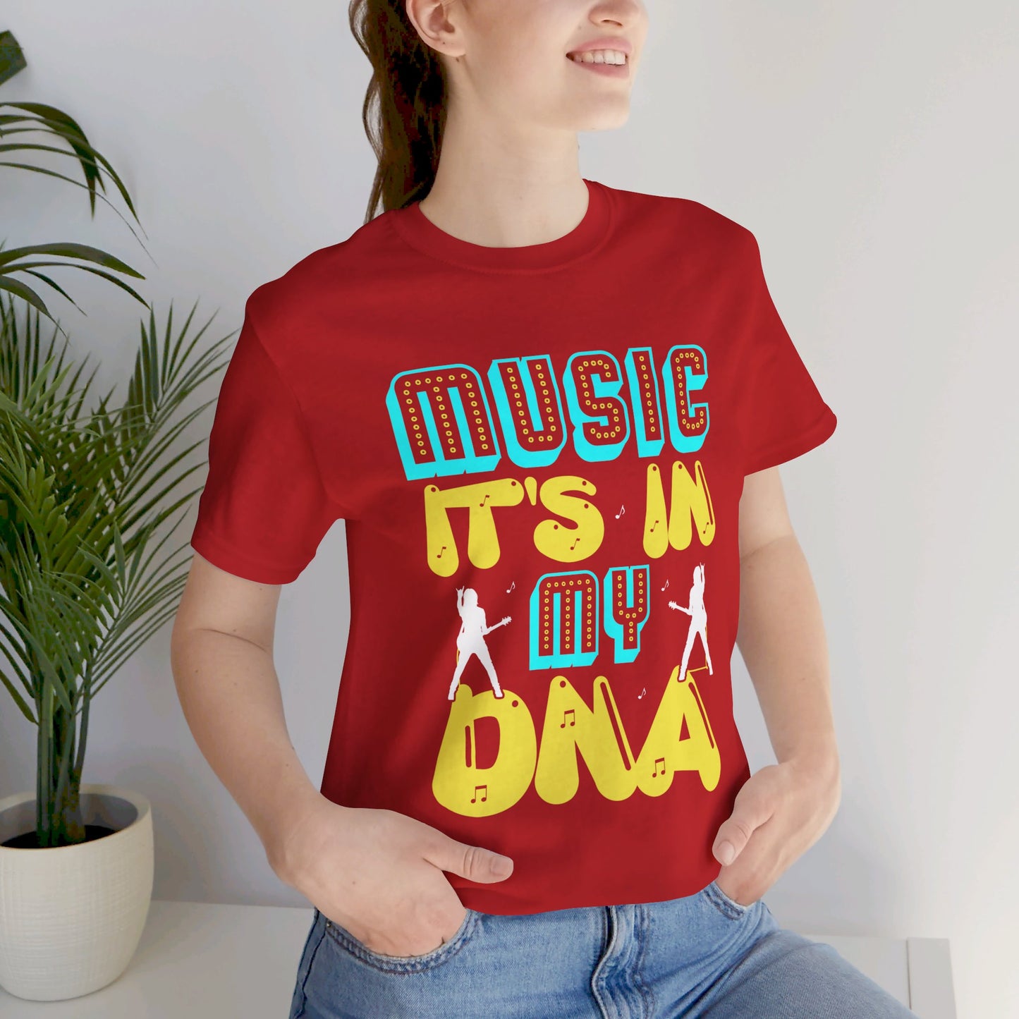 Music: It's In My DNA - Unisex Jersey Short Sleeve Tee