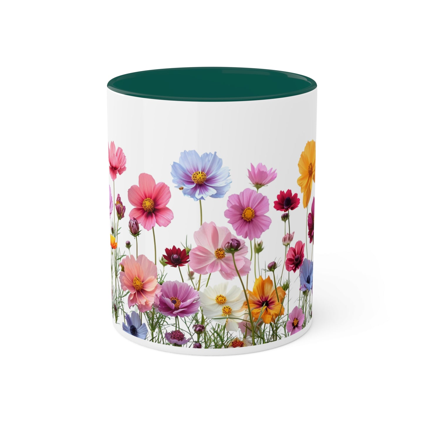 Bright Flowers - Colorful Mugs, 11oz