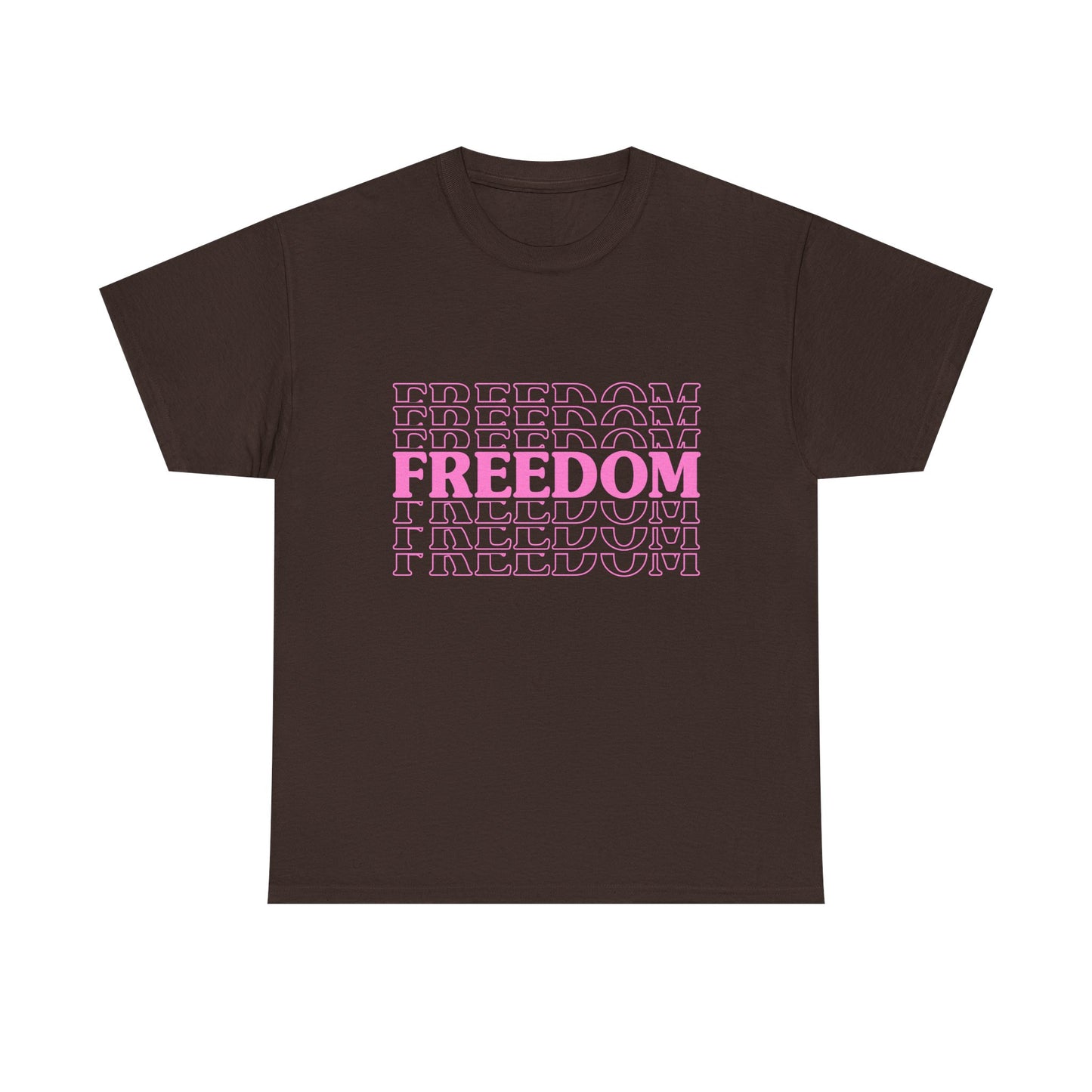 Bold Freedom Graphic Tee, Unisex Heavy Cotton Shirt, Casual Wear, Gift for Freedom Lovers, Statement T-Shirt, Everyday Essentials - 13518