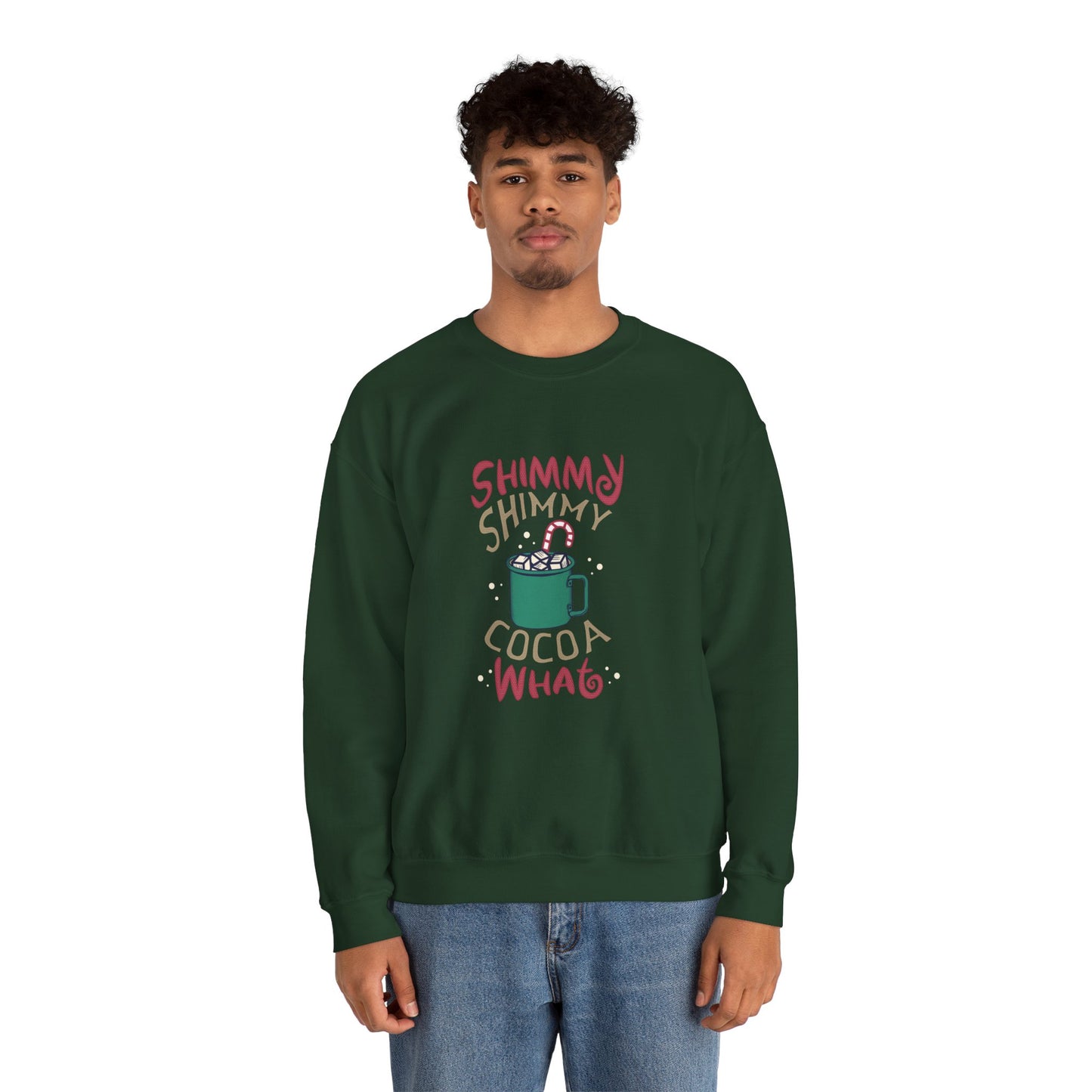 Shimmy Shimmy Cocoa What - Unisex Heavy Blend™ Crewneck Sweatshirt