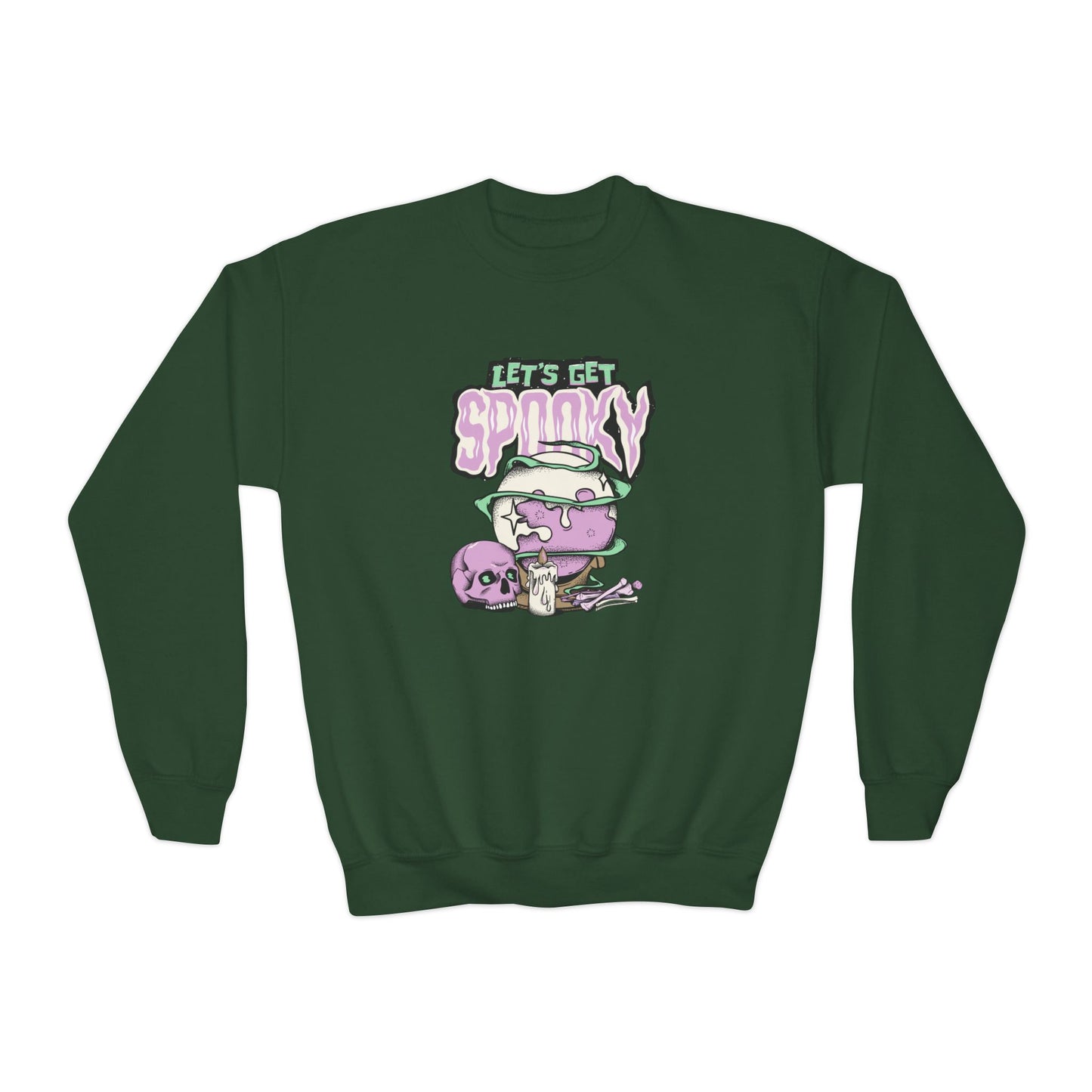 Let's Get Spooky - Youth Crewneck Sweatshirt