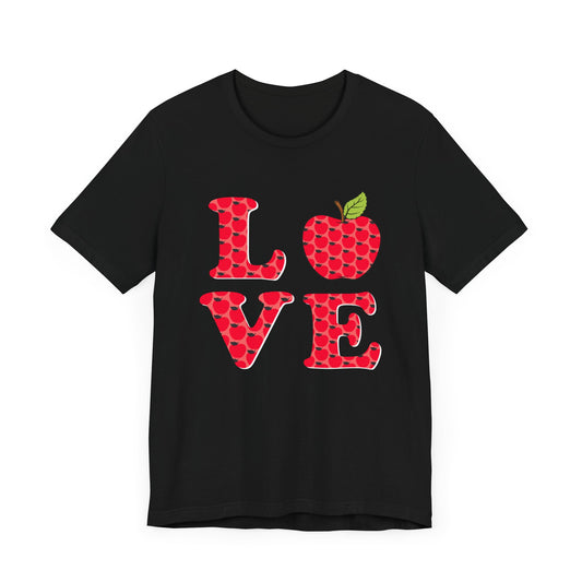 Teacher: LOVE - Unisex Jersey Short Sleeve Tee