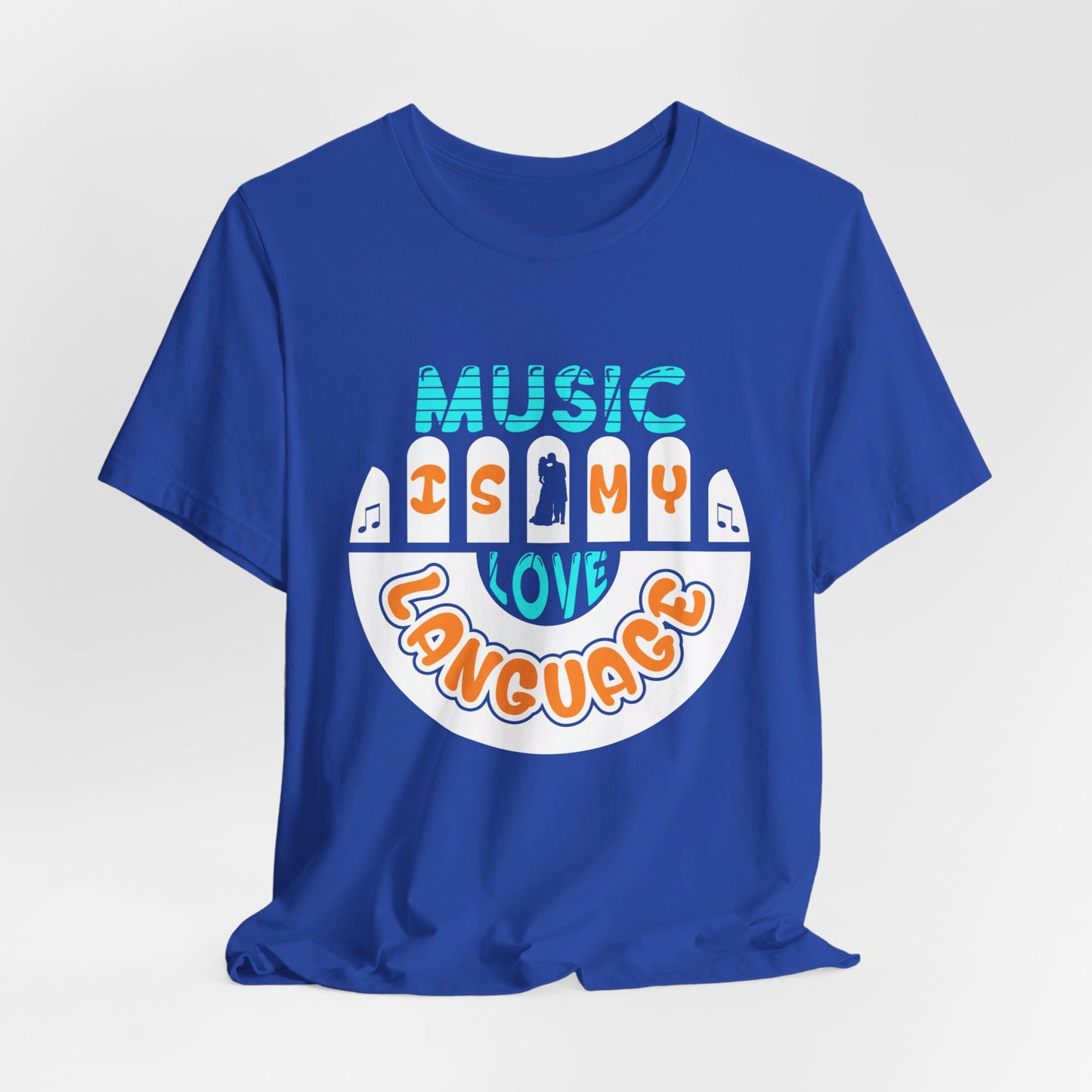 Music Is My Language - Unisex Jersey Short Sleeve Tee