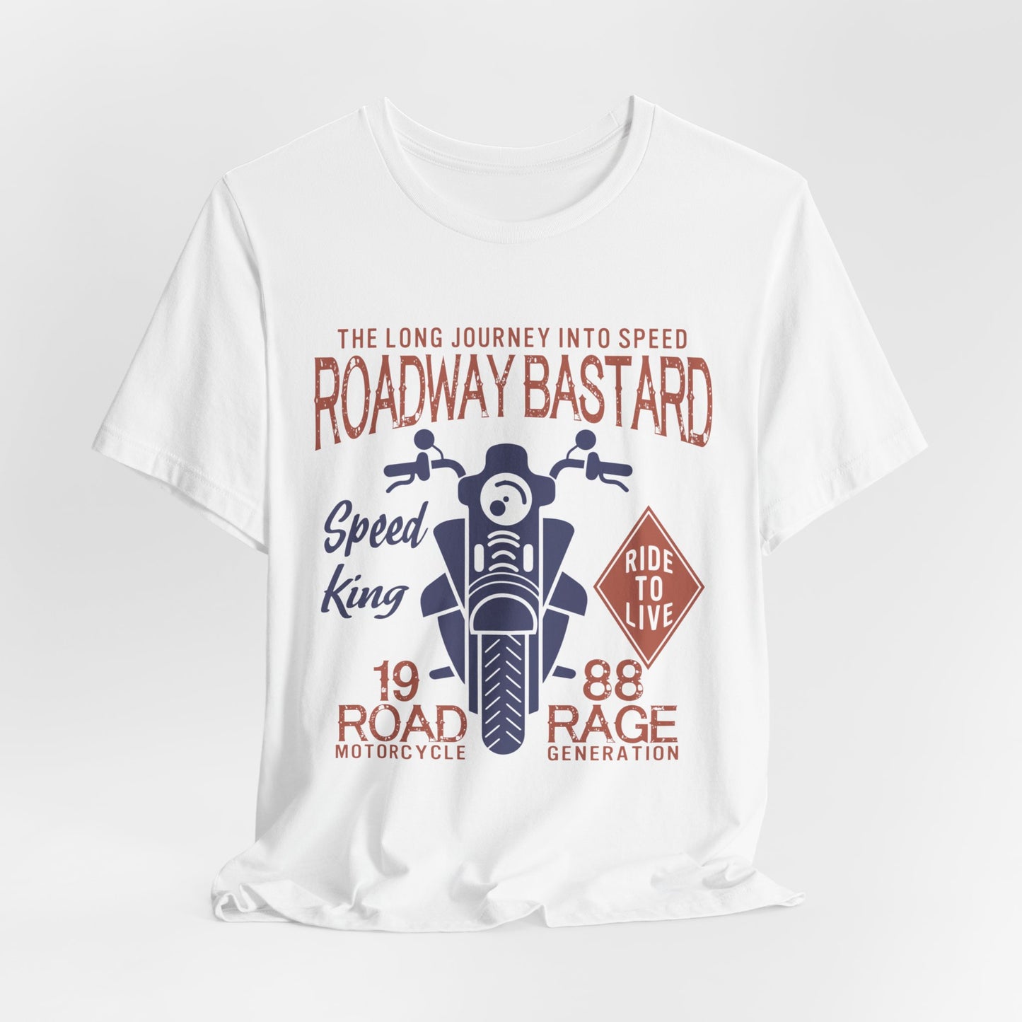 Roadway Bastard - Unisex Jersey Short Sleeve Tee