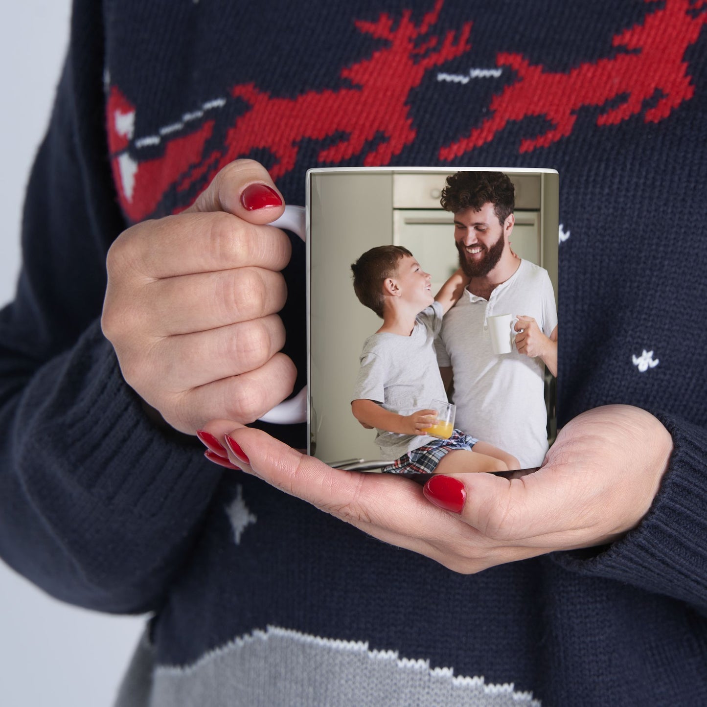 Dad, You're The Greatest Gift!  Photo Customizable, Ceramic Mug - (11oz, 15oz) - 12896