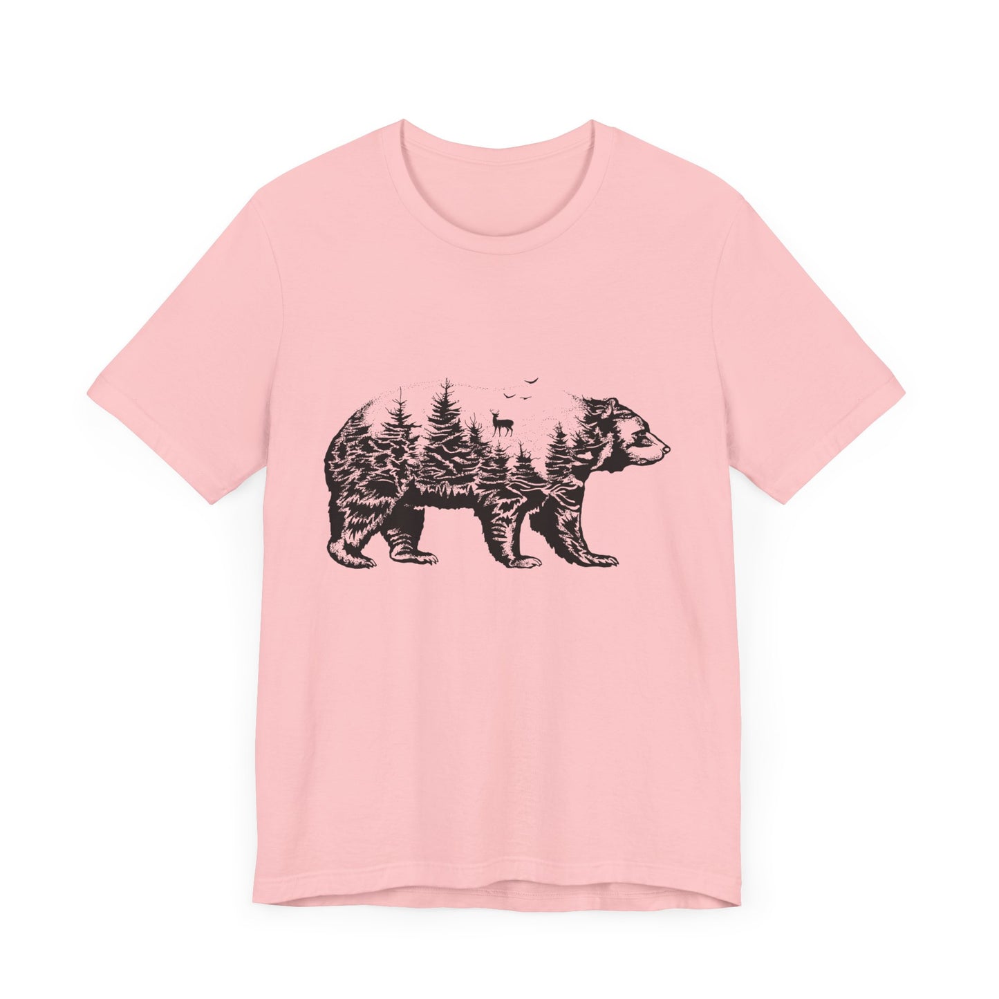 Camping: Bear - Unisex Jersey Short Sleeve Tee