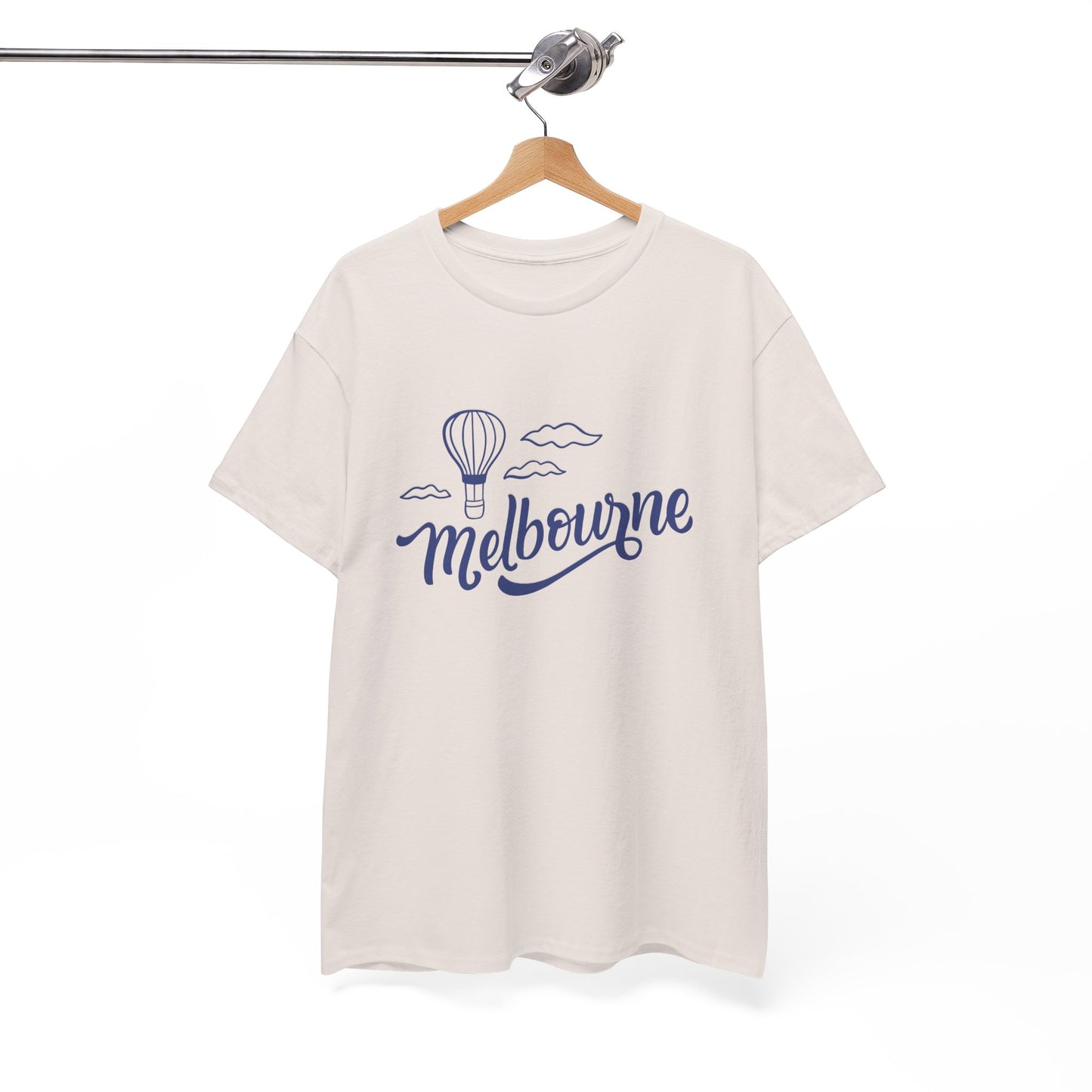 Melbourne Hot Air Balloon Unisex Heavy Cotton Tee - 12142