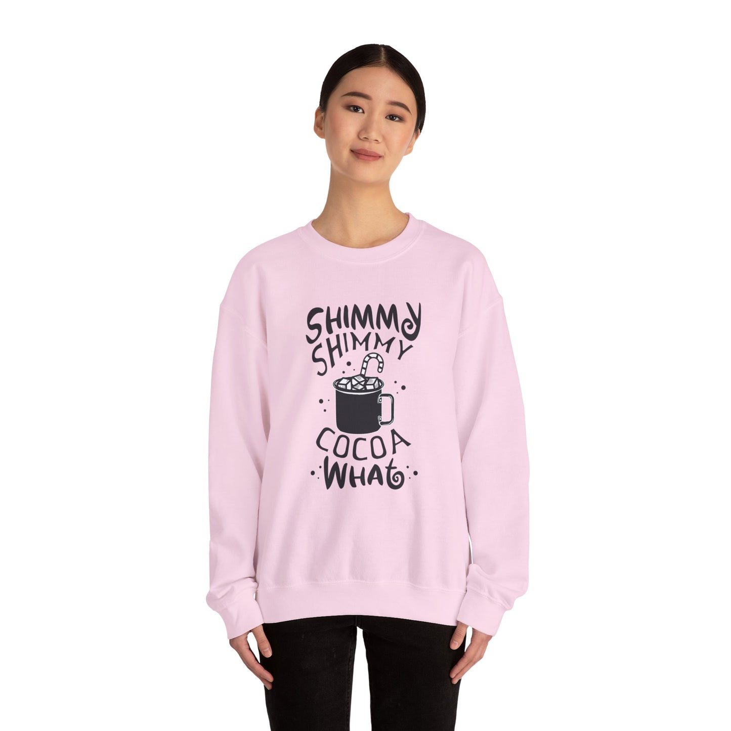 Shimmy Shimmy Cocoa What - Unisex Heavy Blend™ Crewneck Sweatshirt