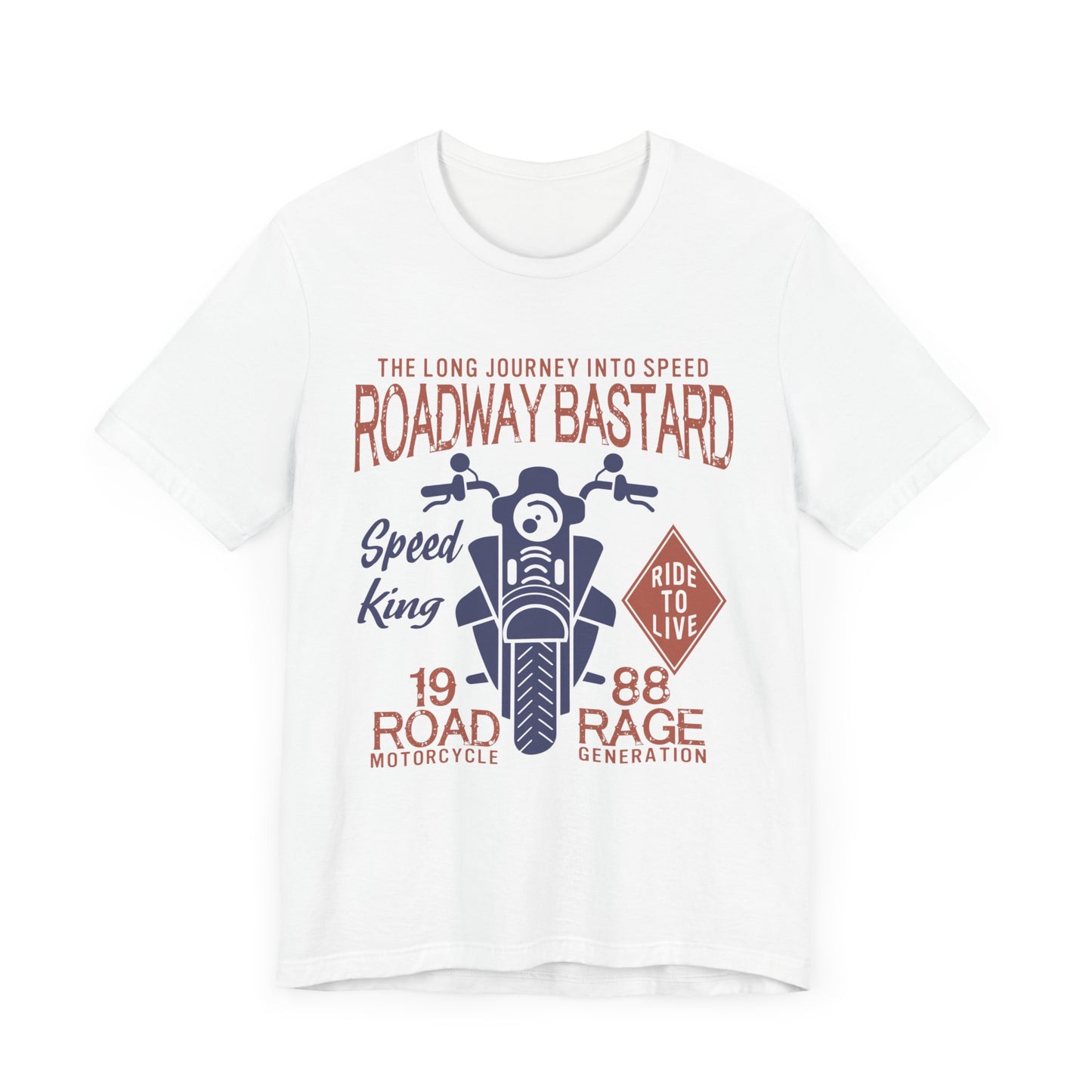 Roadway Bastard - Unisex Jersey Short Sleeve Tee