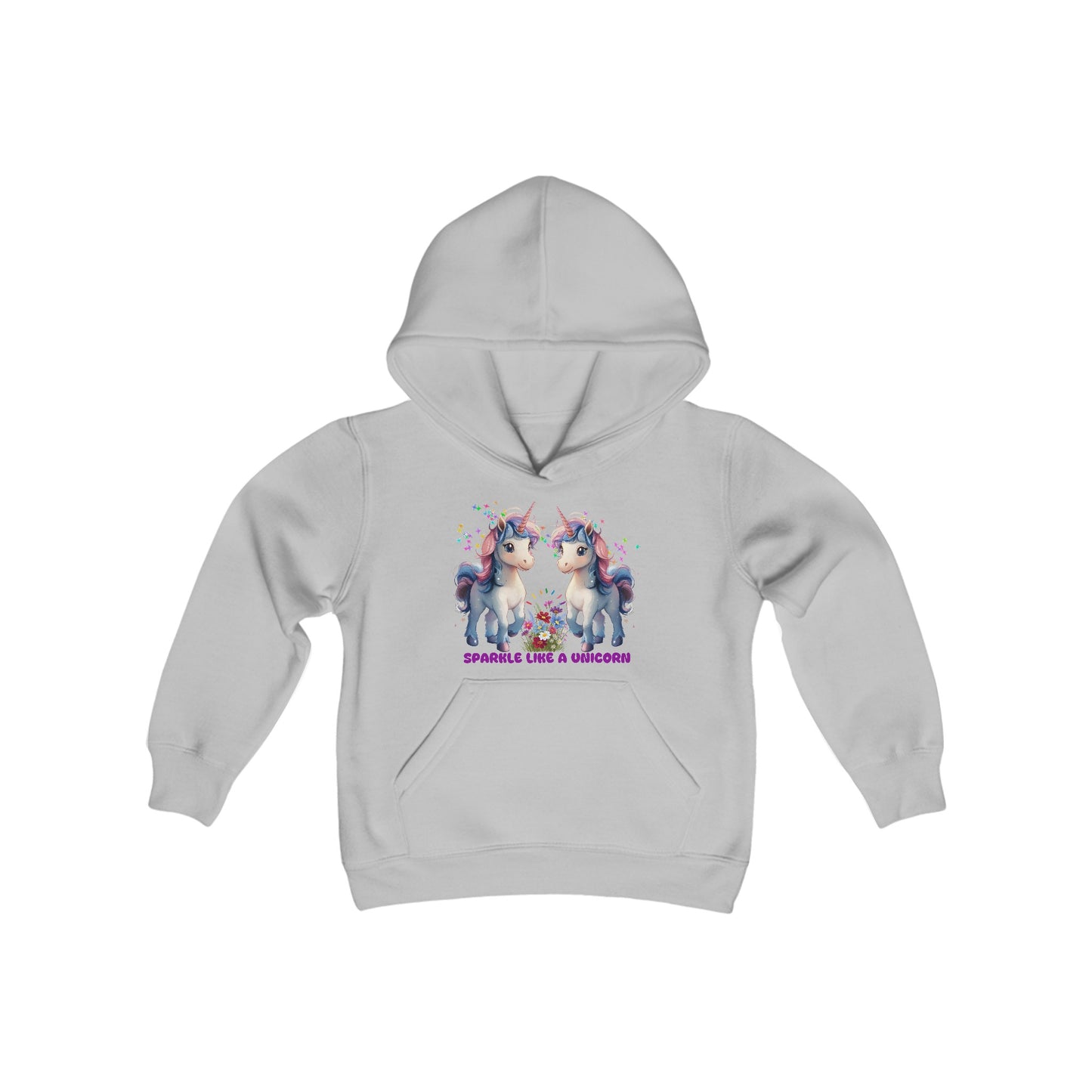 Sparkle Like a Unicorn - Youth Heavy Blend Hooded Sweatshirt