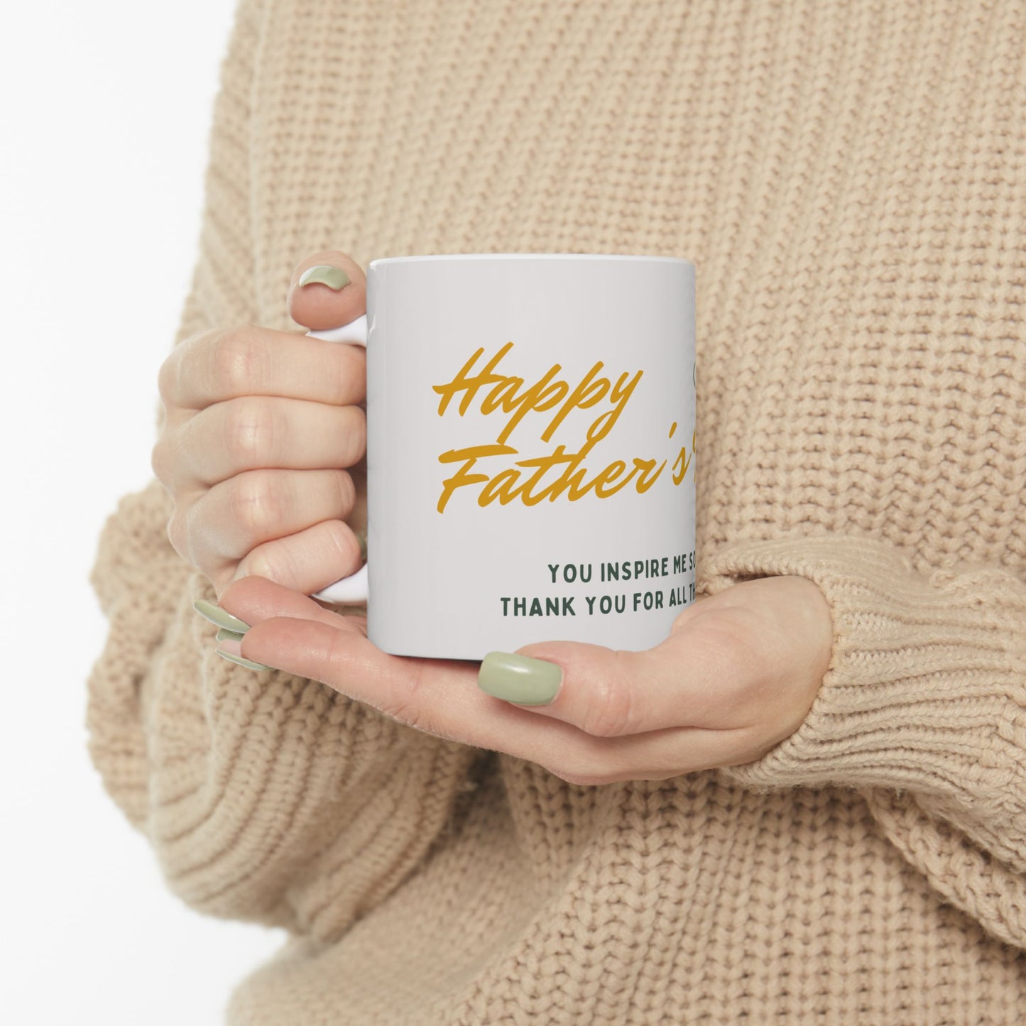 Happy Father's Day Ceramic Mug, (11oz, 15oz) - 14070