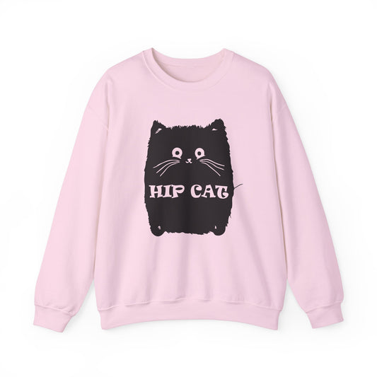 Hip Cat - Unisex Heavy Blend™ Crewneck Sweatshirt