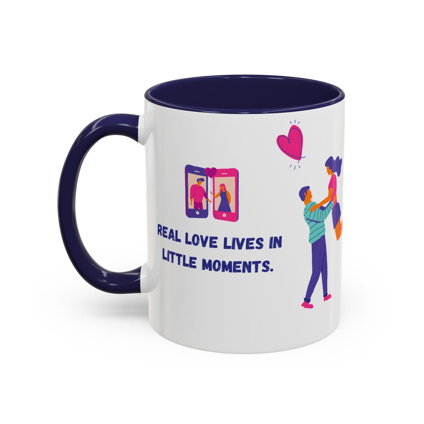 Love Sees Imperfection Perfectly. - Accent Coffee Mug (11, 15oz) - 11560