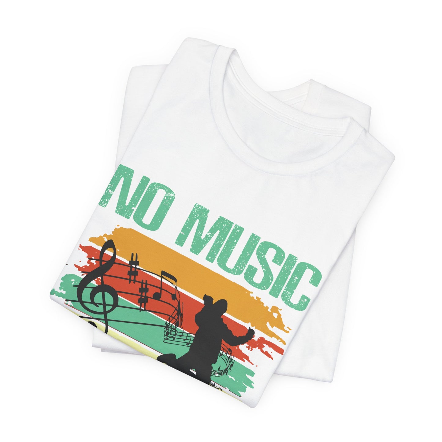 No Music No Life - Unisex Jersey Short Sleeve Tee