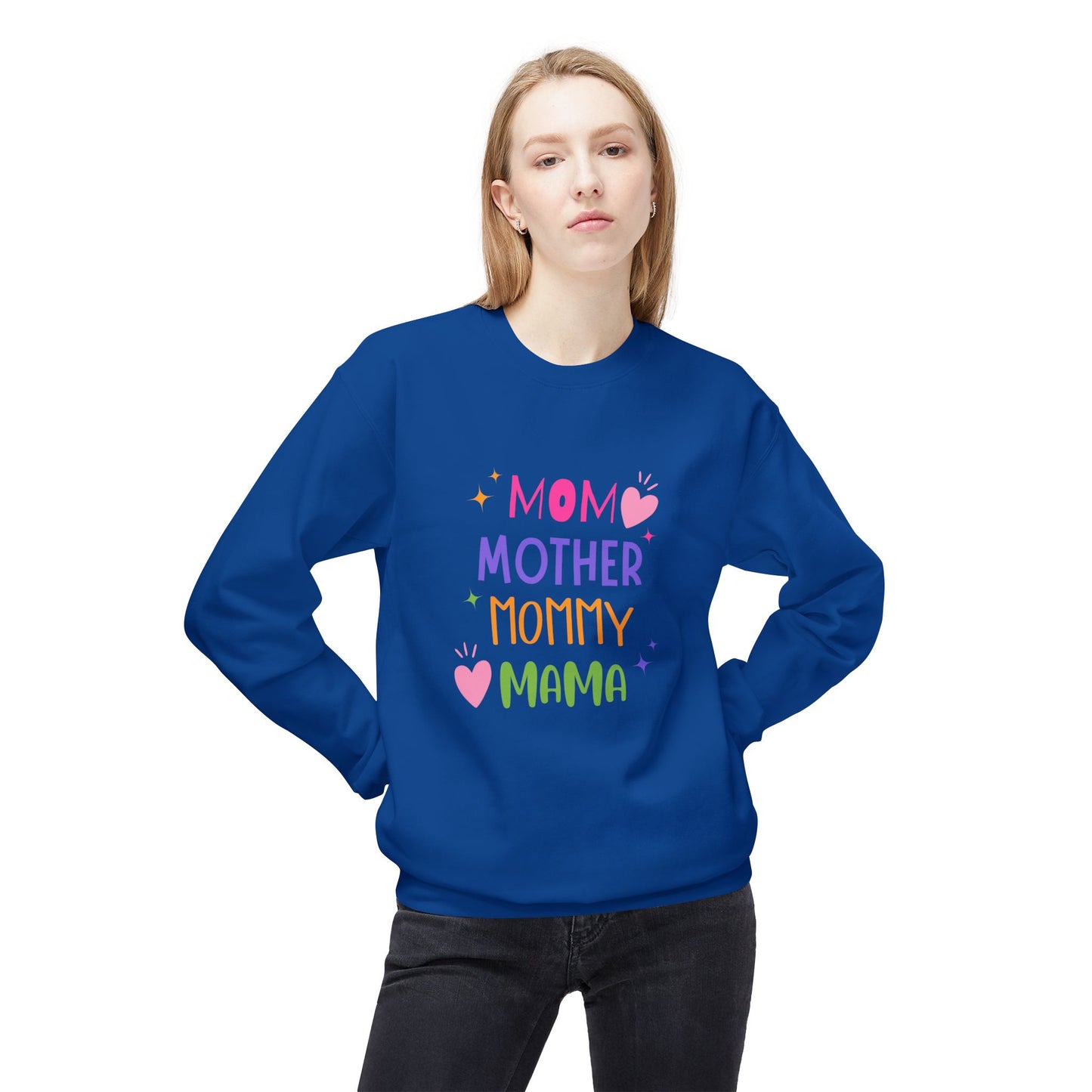 Mom, Mother,  Mommy, Mama - Crewneck Sweatshirt - Perfect Gift for Mother's Day - 11894