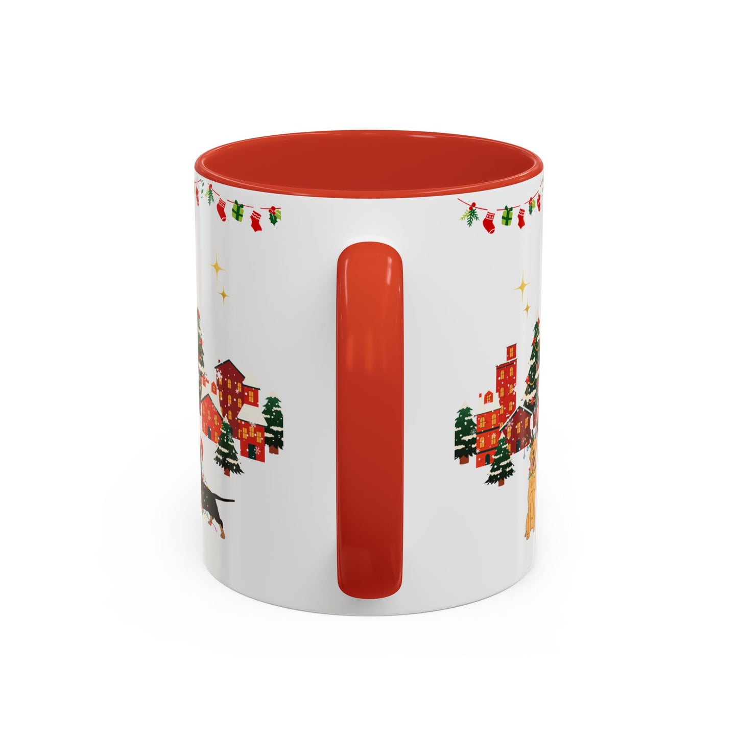 Christmas House - Accent Coffee Mug (11, 15oz)