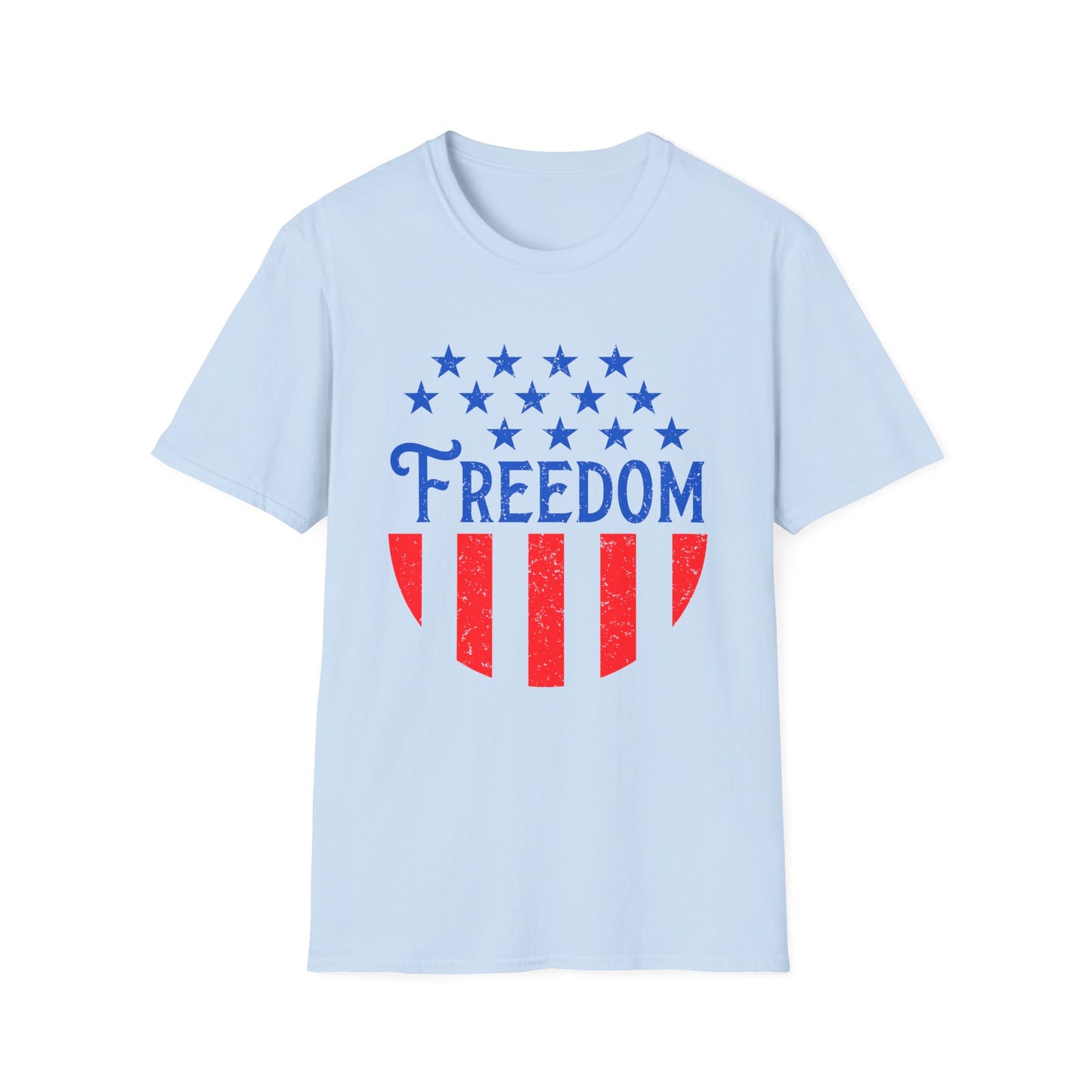 American Freedom Unisex T-Shirt - Patriot Tee, July 4th Celebration, Memorial Day Outfit, Independence Day Gift, Vintage Style Shirt - 13734
