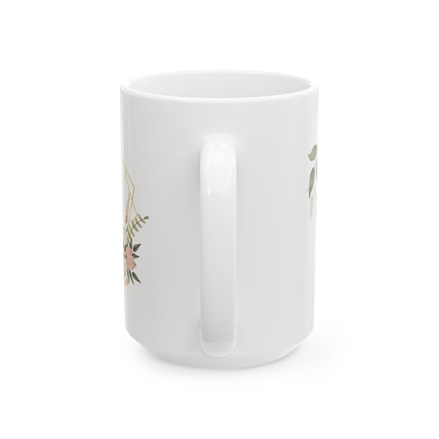 Wedding Rings, Details Customizable -  Ceramic Mug, (11oz, 15oz) - 11119