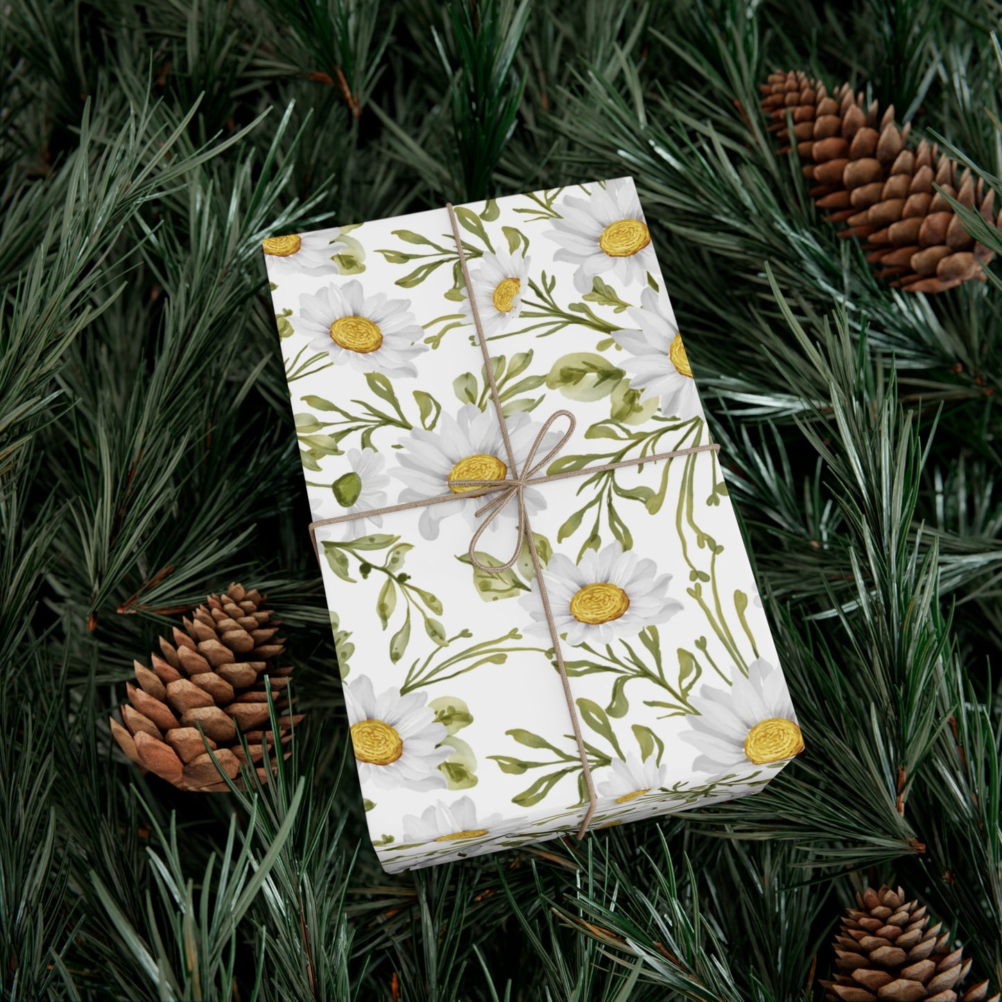 White Flowers - Gift Wrap Papers - 10252