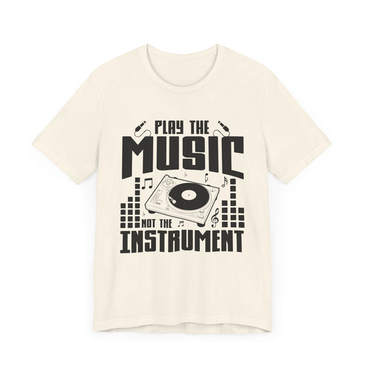 Play The Music Instrument - Unisex Jersey Short Sleeve Tee - 11933