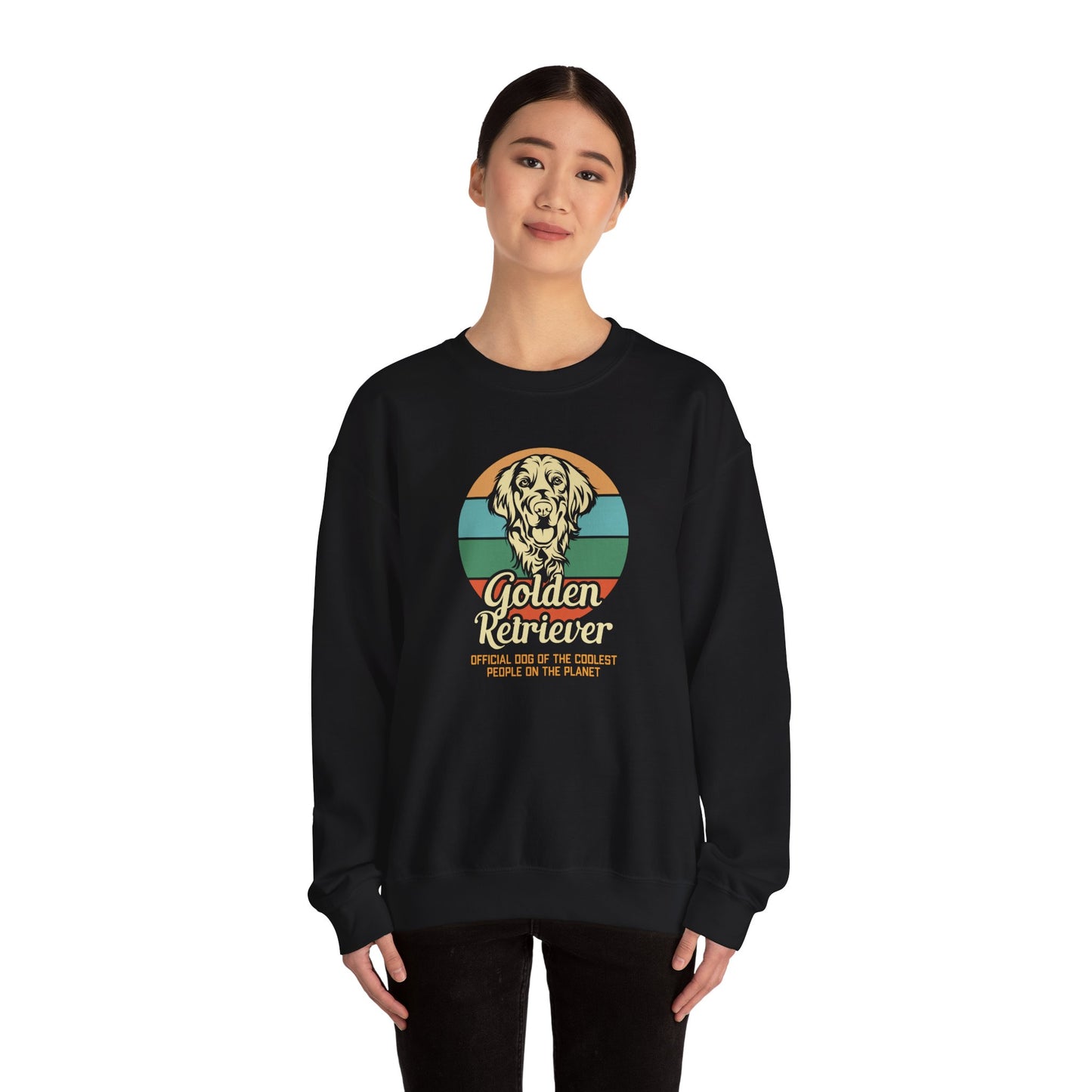 Golden Retriever - Official Dog of the Coolest People on the Planet - Unisex Heavy Blend™ Crewneck Sweatshirt