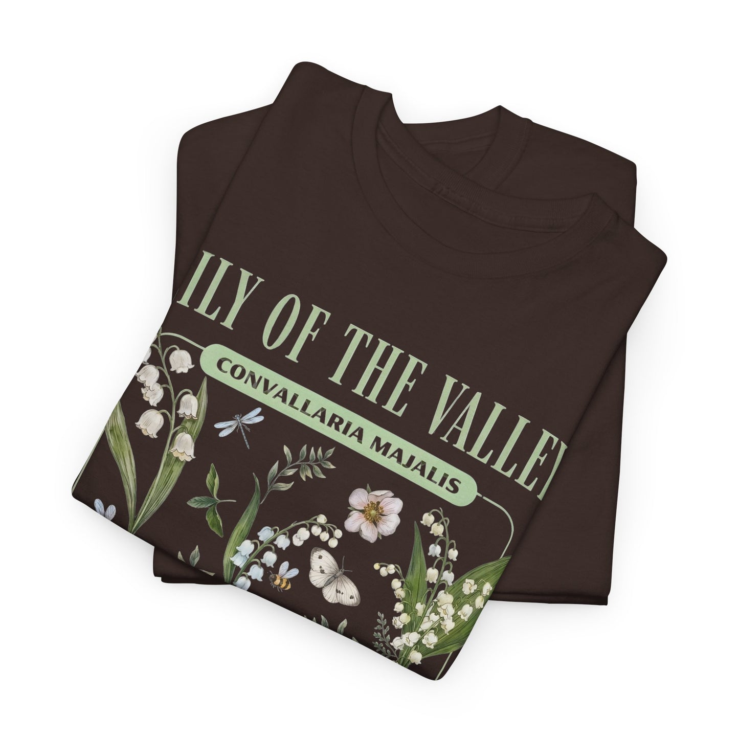 Lily of the Valley Shirt – Botanical Illustration Floral Tee (May Birth Flower) - 14883