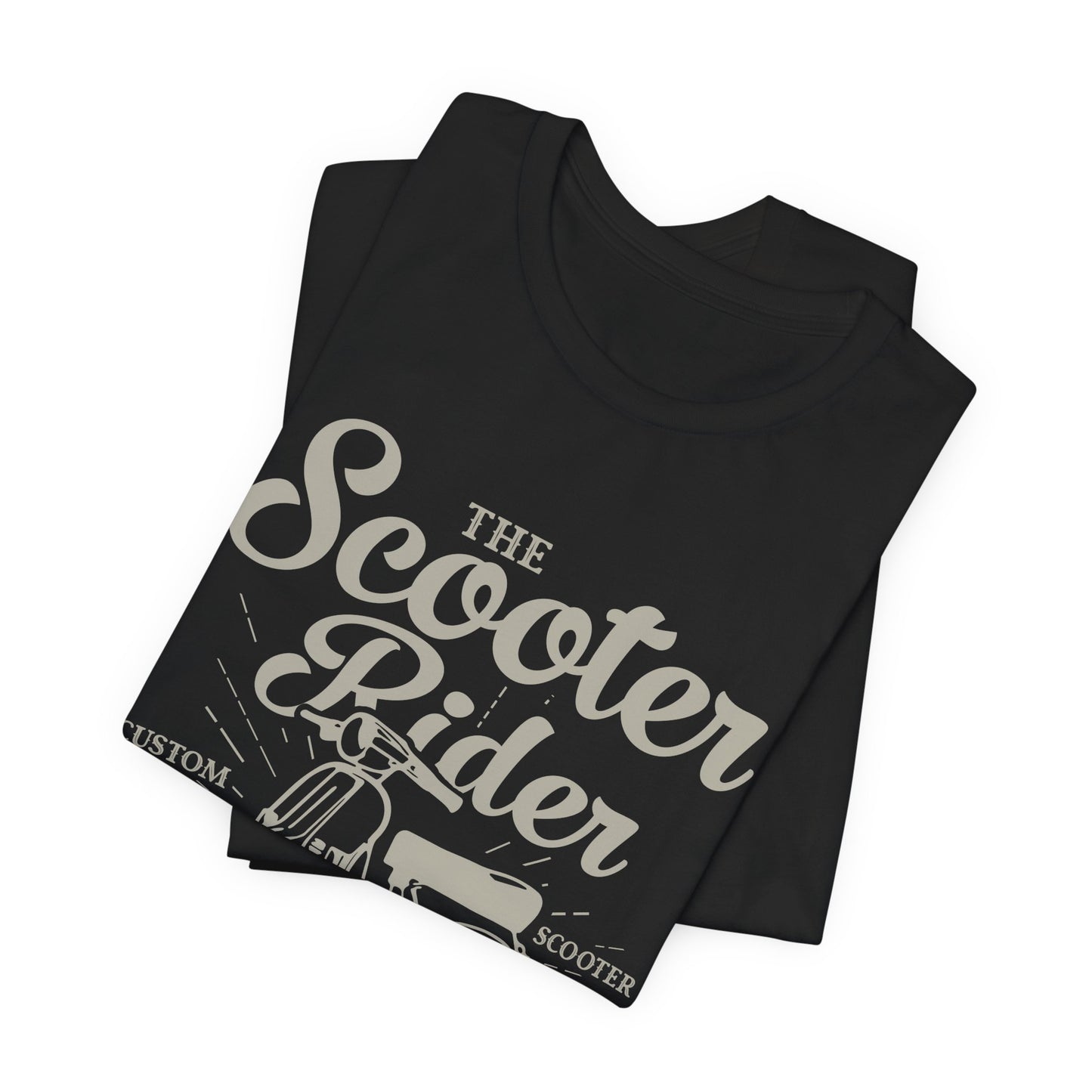 The Scooter Rider - Unisex Jersey Short Sleeve Tee - 13311