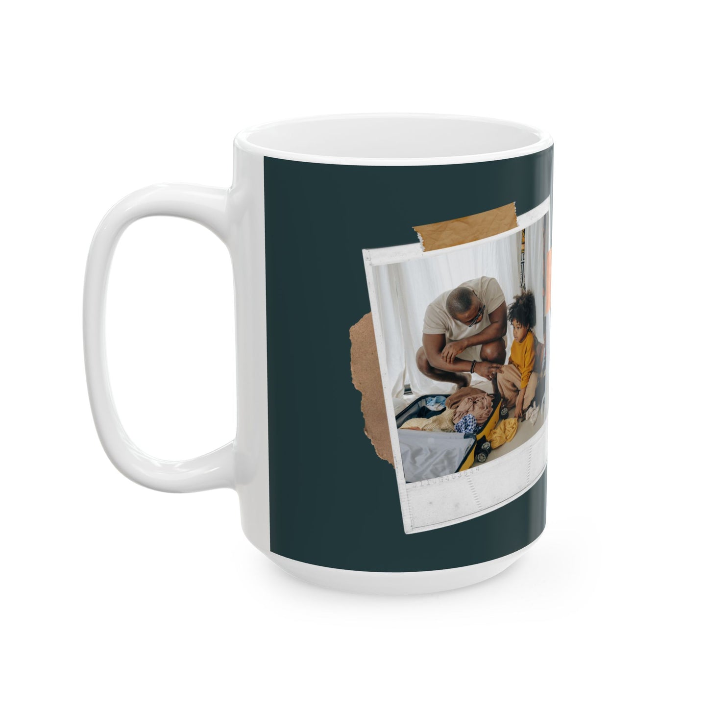 Personalized Father's Day Mug, Custom Gift for Dad, Family Photo Mug, Unique Coffee Cup, Celebrate Dad's Special Day - 14028