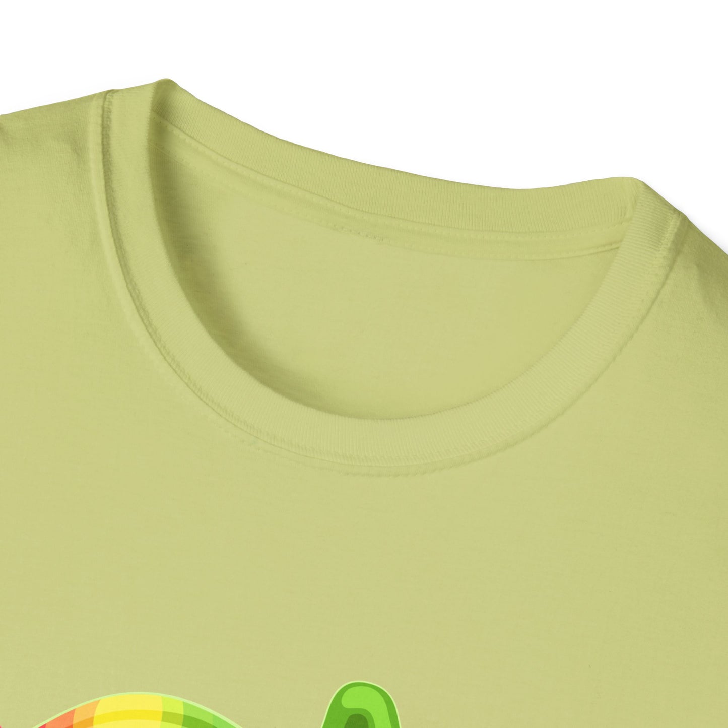 Unique Colorful Chameleon Unisex Softstyle T-Shirt - I'm Unique - 11823