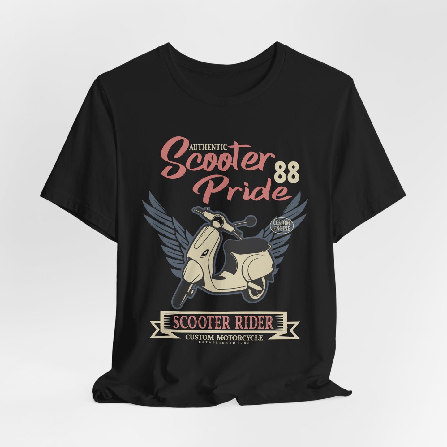 Authentic Scooter Pride - Unisex Jersey Short Sleeve Tee - 13300