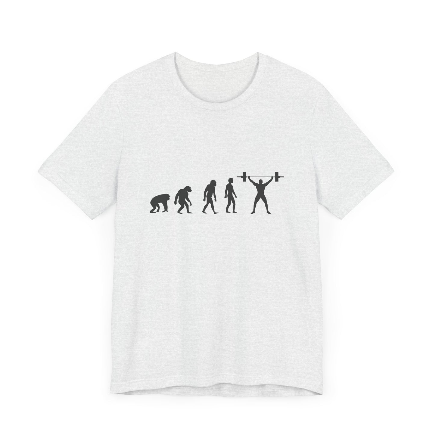 Gym: Human Evolution  - Unisex Jersey Short Sleeve Tee