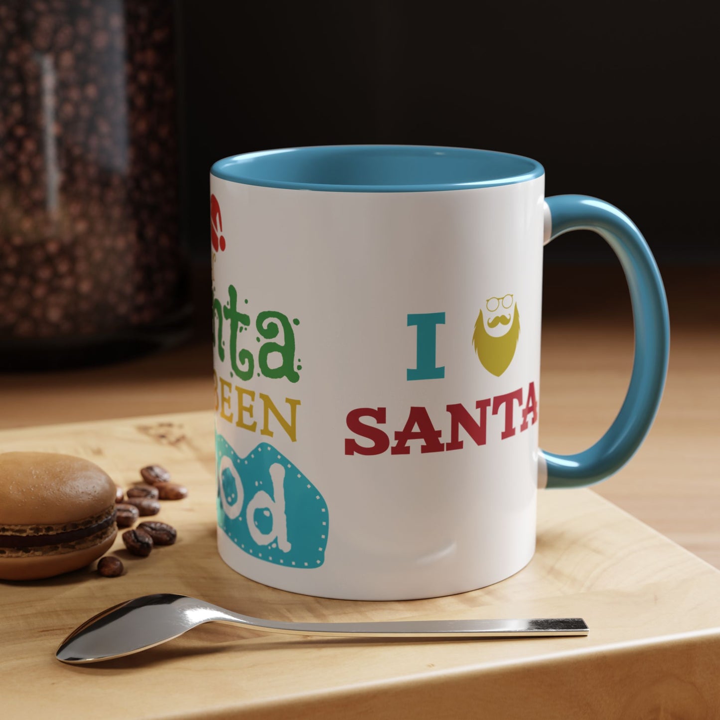 Dear Santa, I've Been Good - Accent Coffee Mug (11, 15oz)