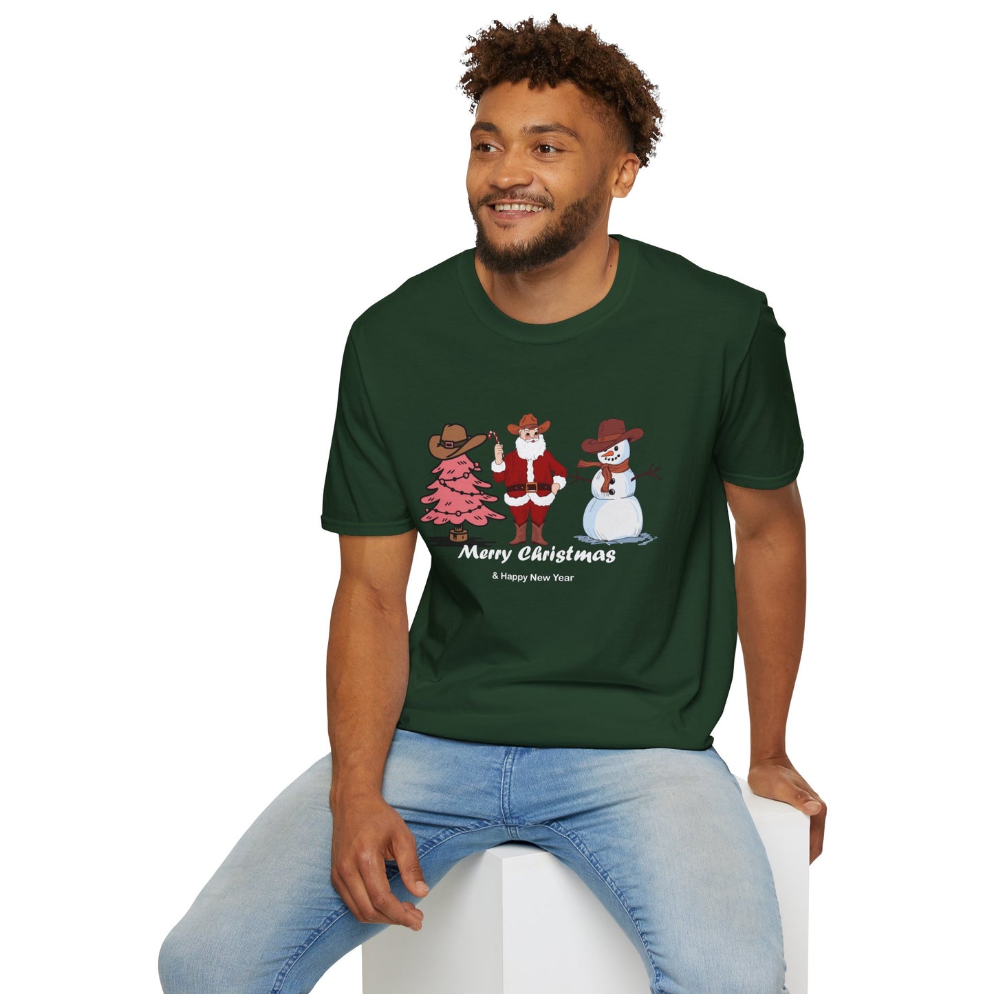 Cowboy's Christmas - Unisex Softstyle T-Shirt - 10349