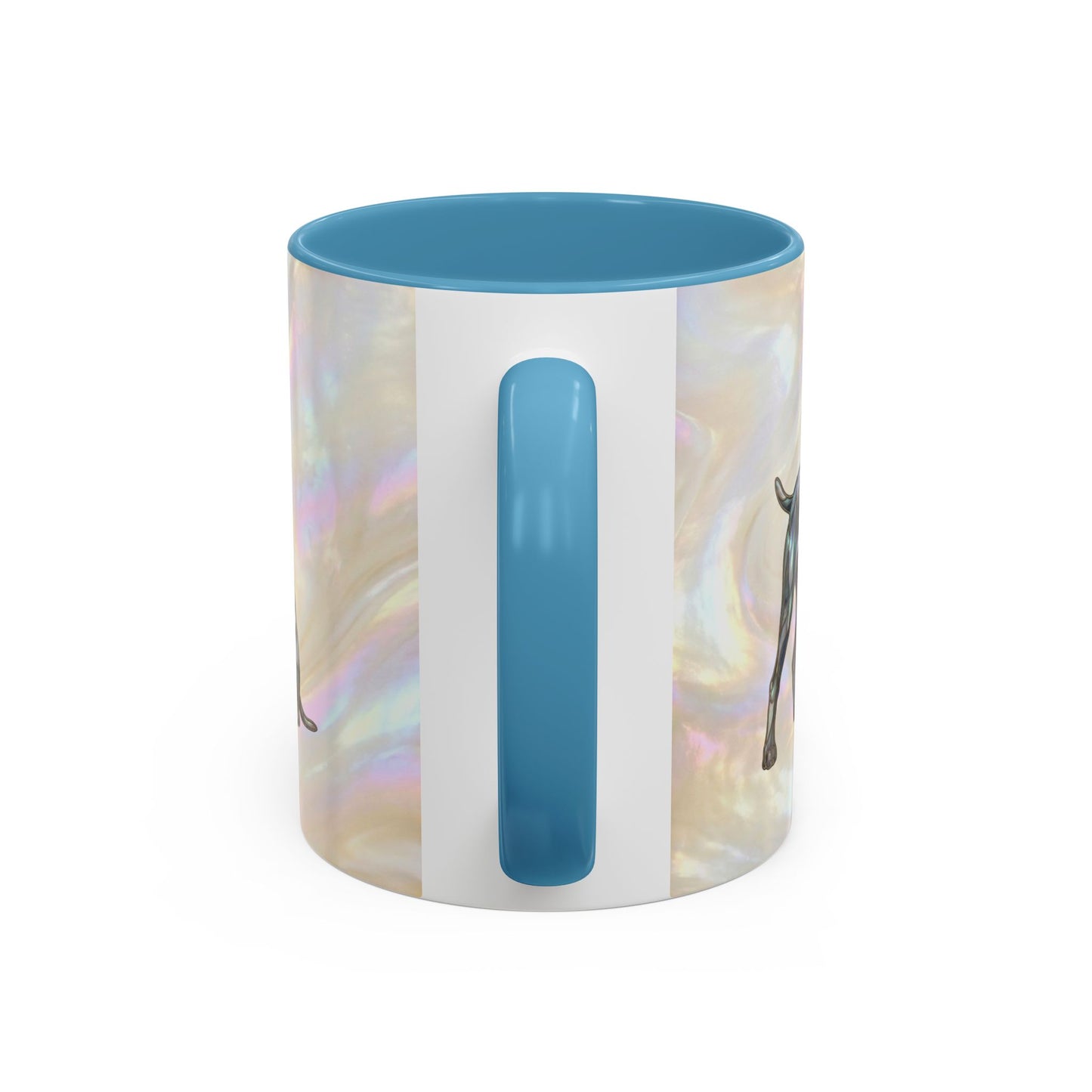 Weimaraner Accent Coffee Mug – Stained Glass Design 11/15oz - 14649