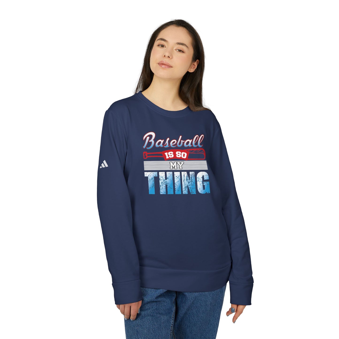 Baseball Is My Thing - adidas Unisex Fleece Crewneck Sweatshirt