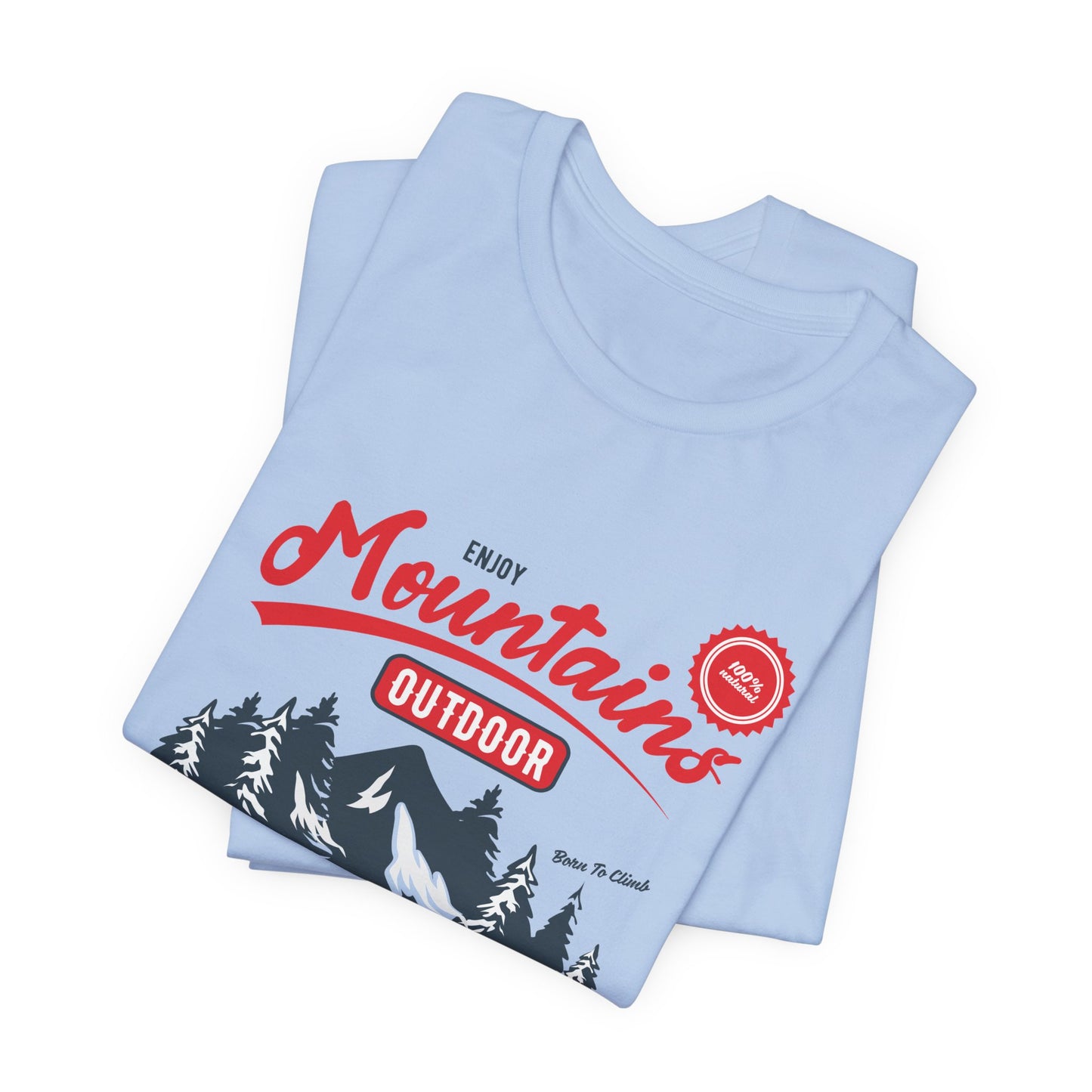 Enjoy Mountains, Outdoor Explorer - Unisex Jersey Short Sleeve Tee - 12592