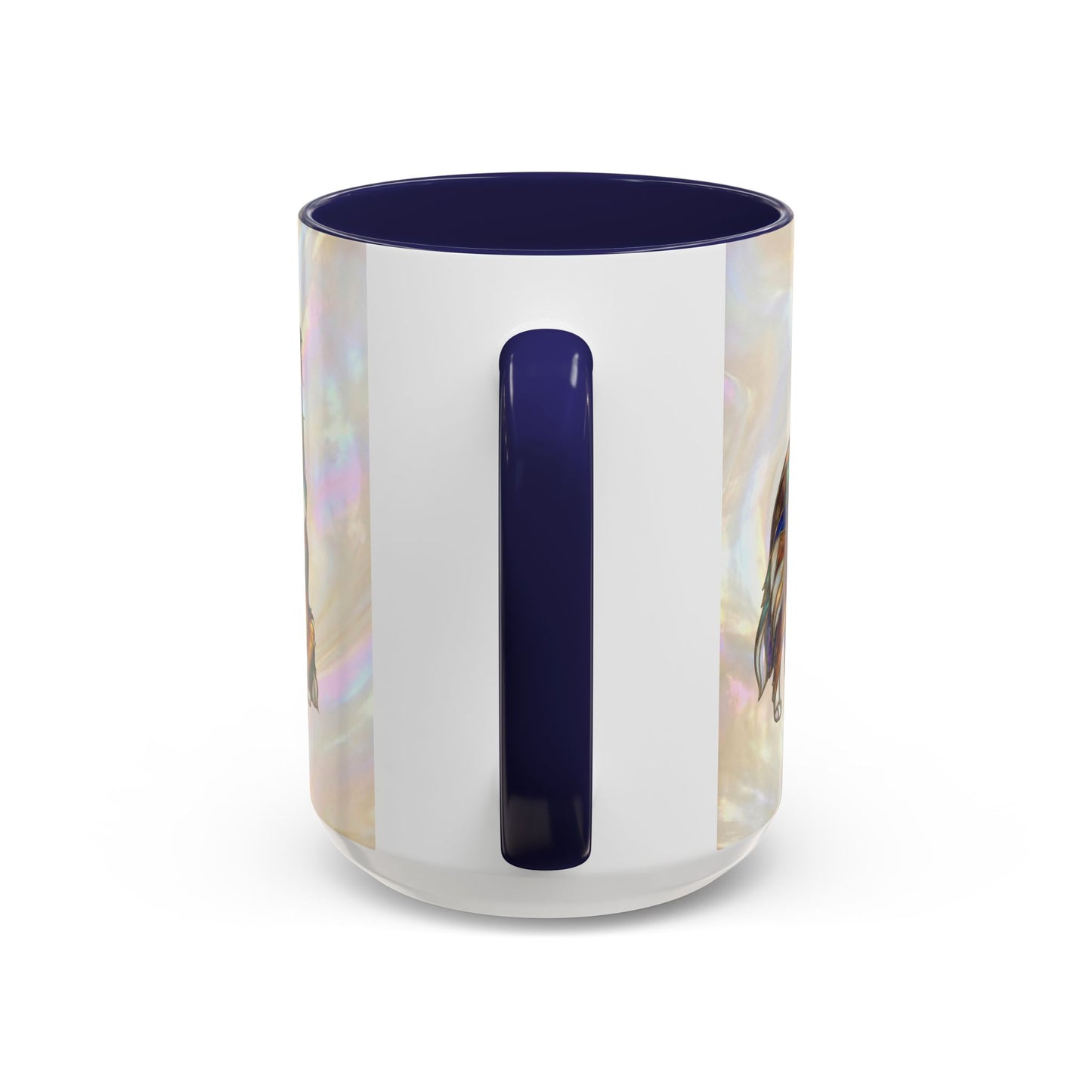Sheltie Accent Coffee Mug – Stained Glass Design 11/15oz - 14645