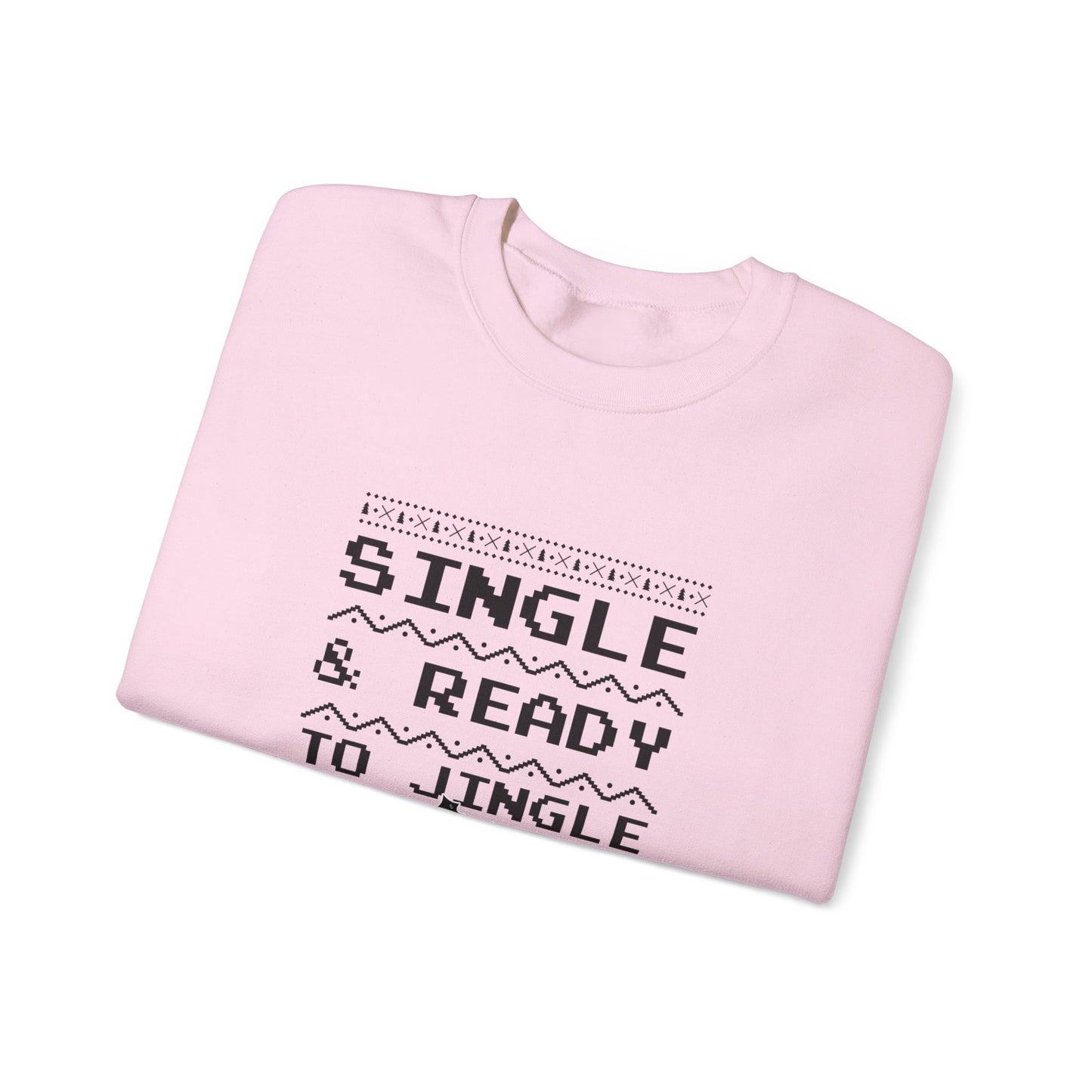 Single and Ready to Jingle - Unisex Heavy Blend™ Crewneck Sweatshirt