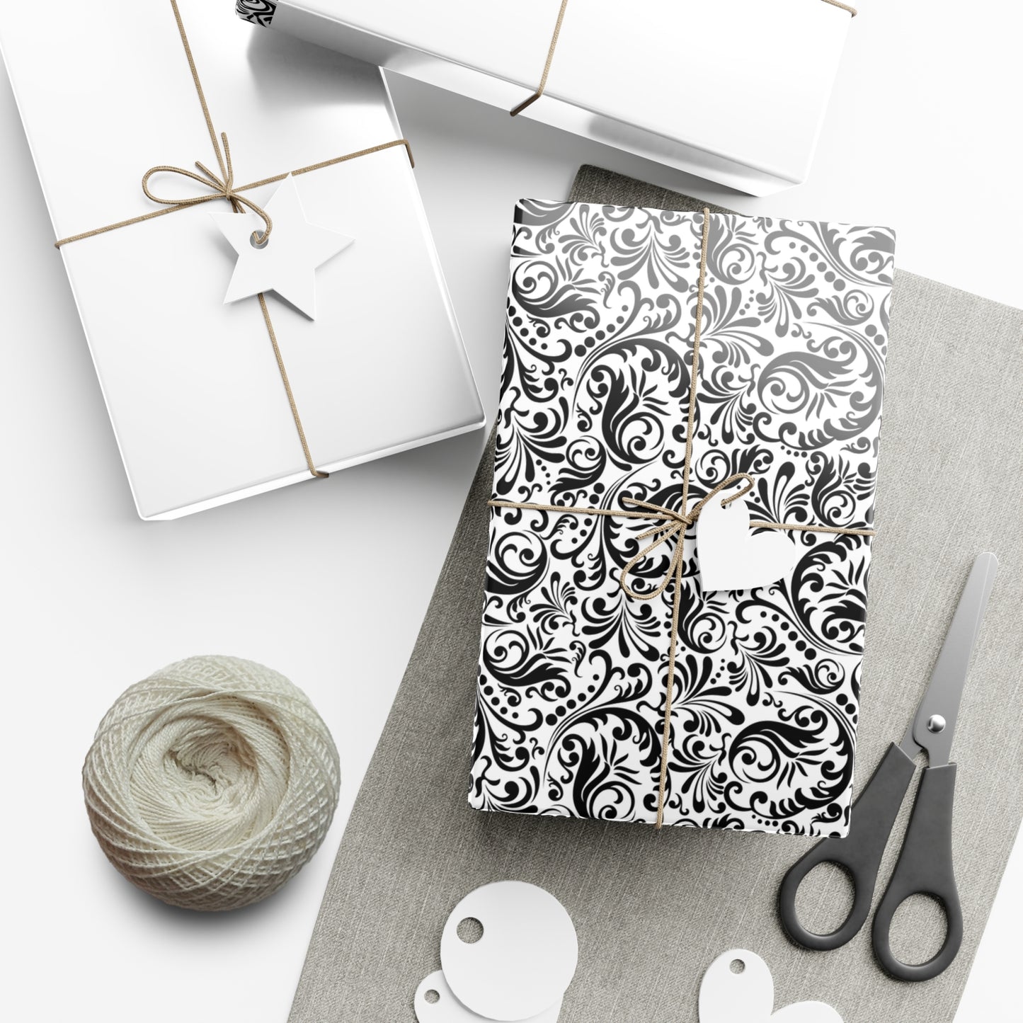Black Pattern - Gift Wrap Papers - 10296