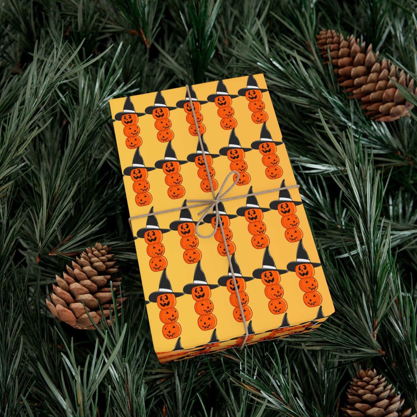 Pumpkin with Hat - Gift Wrap Papers - 13766