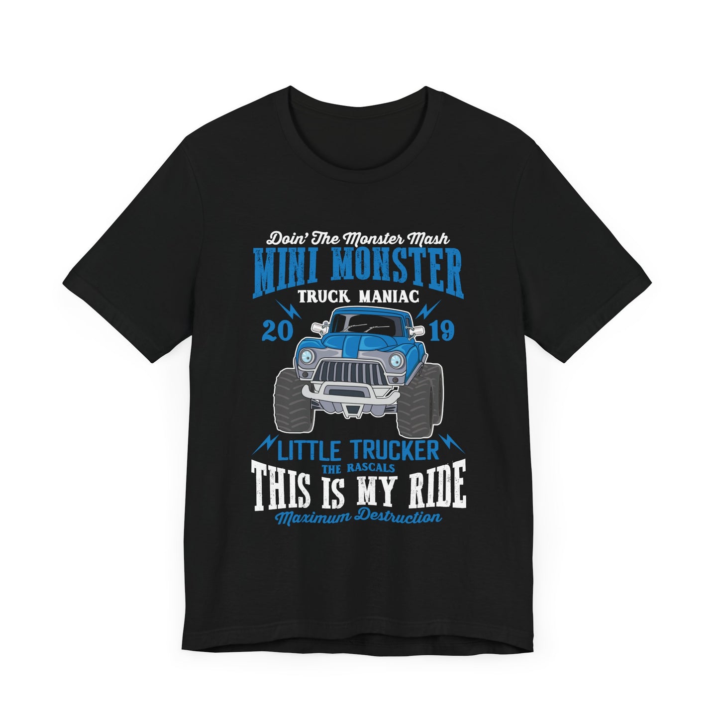 Mini Monster, Little Trucker, This is My Ride - Unisex Jersey Short Sleeve Tee - 12573