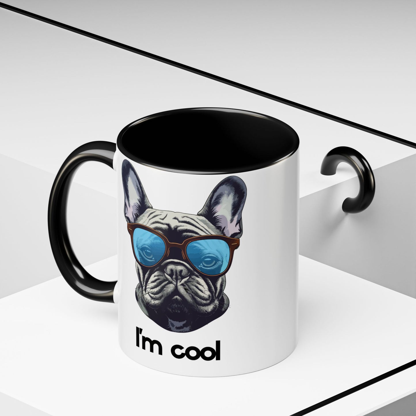 Cool French Bulldog Coffee Mug | Cute Pet Lover Gift, Animal Lover Mug, Fun Kitchen Decor, Dog Themed Gifts - 14080