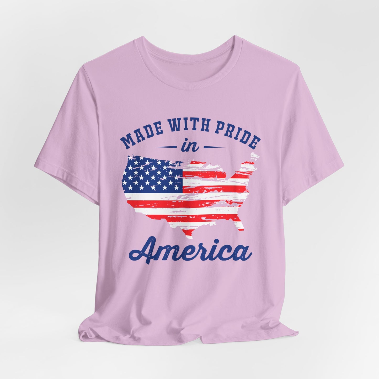 American Pride Unisex Tee, Patriotic Shirt, USA Pride Tee, Independence Day Apparel, Gift for Veterans, Summer Fashion - 13693