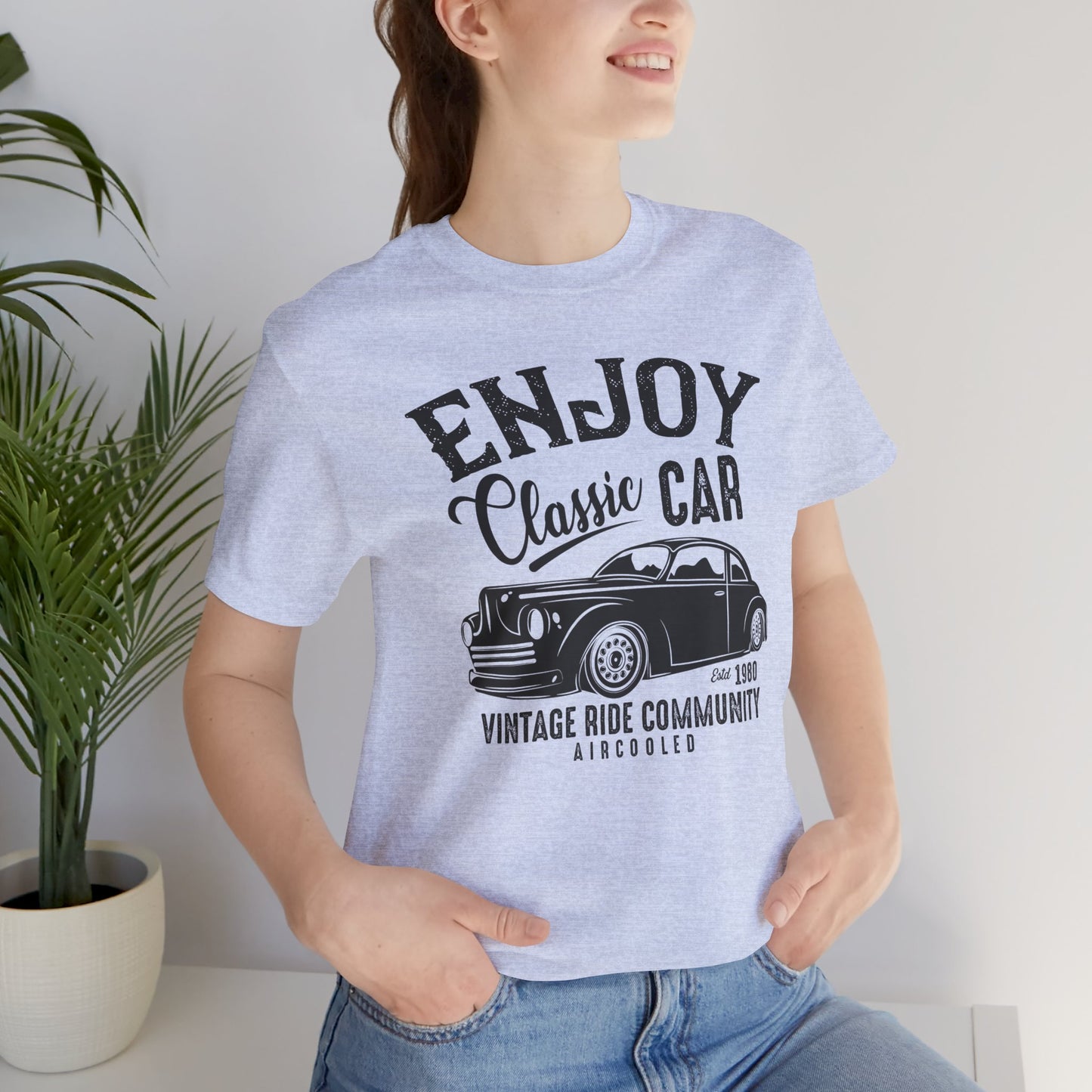 Enjoy Classic Car - Unisex Jersey Short Sleeve Tee - 12607