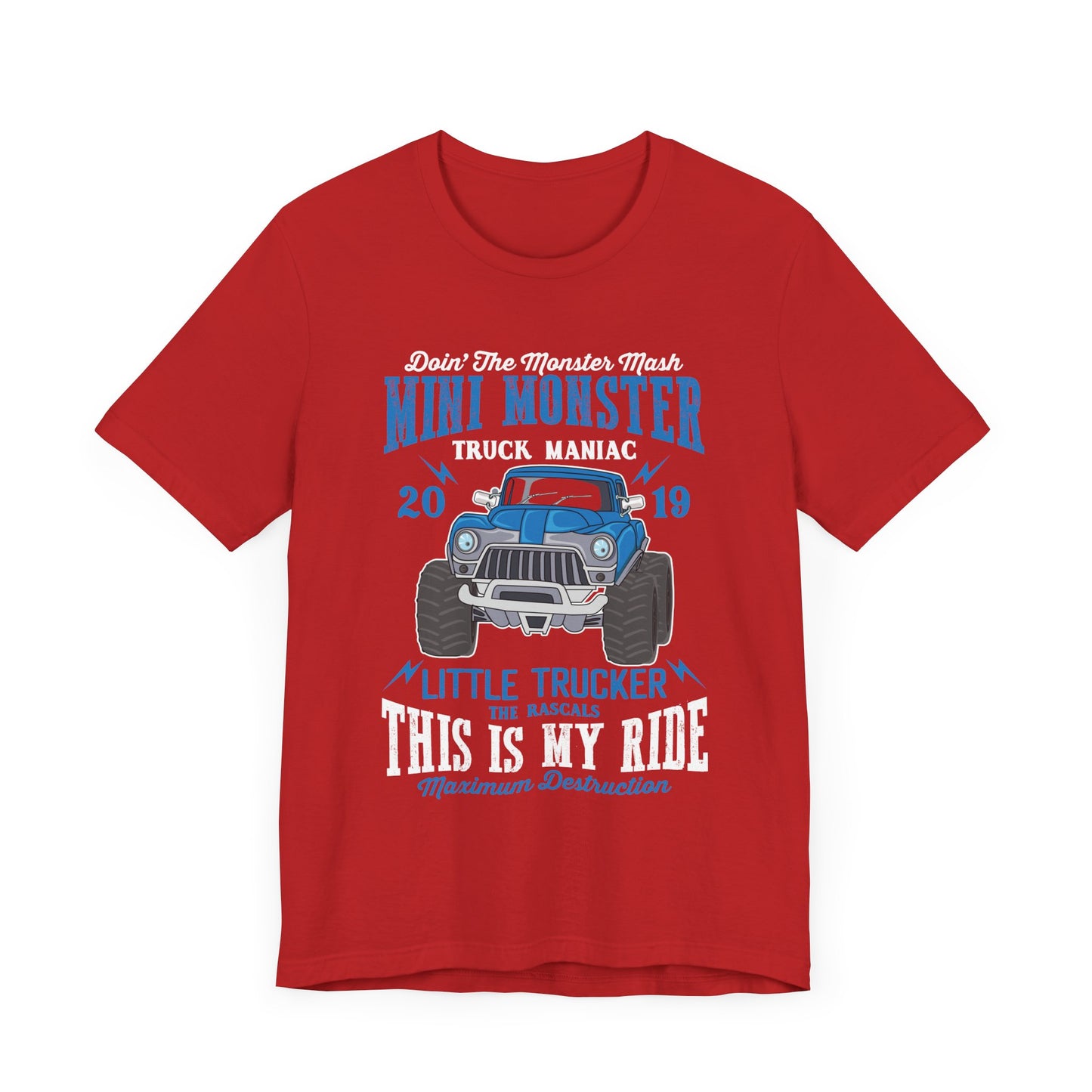 Mini Monster, Little Trucker, This is My Ride - Unisex Jersey Short Sleeve Tee - 12573