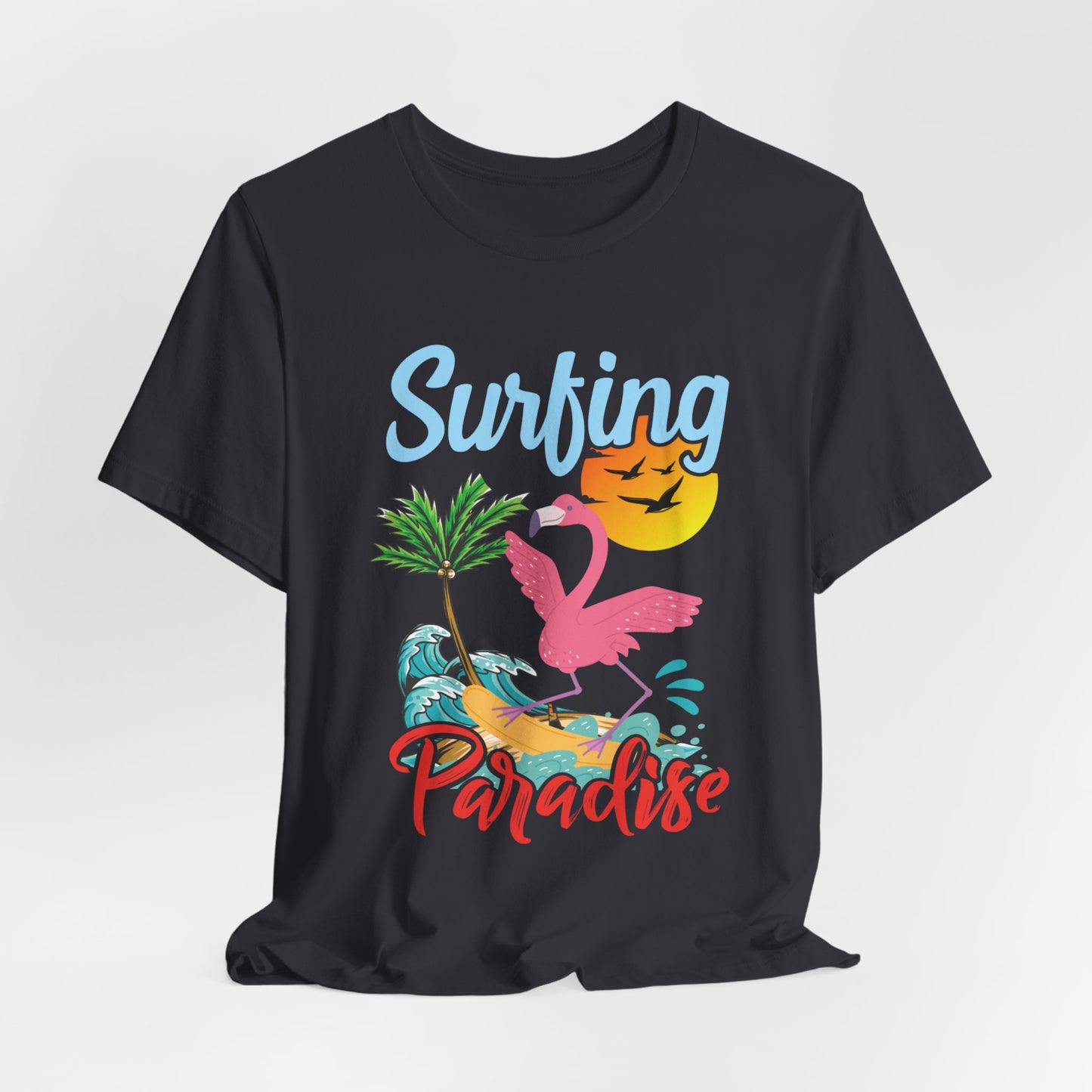 Surfing Paradise - Unisex Jersey Short Sleeve Tee - 13091