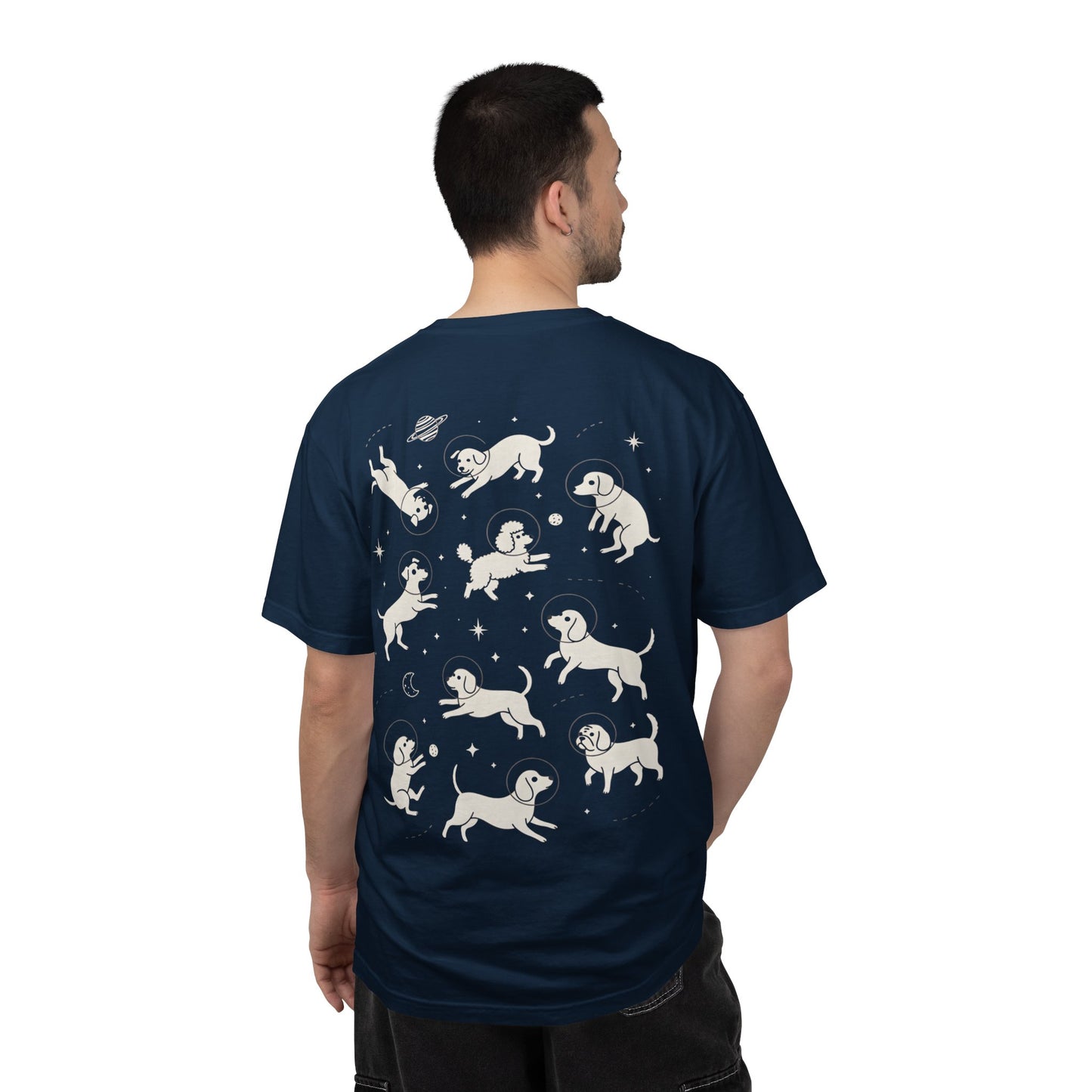 Space Dogs T-Shirt – Cute Astronaut Dog Graphic Tee for Dog Lovers - 14680