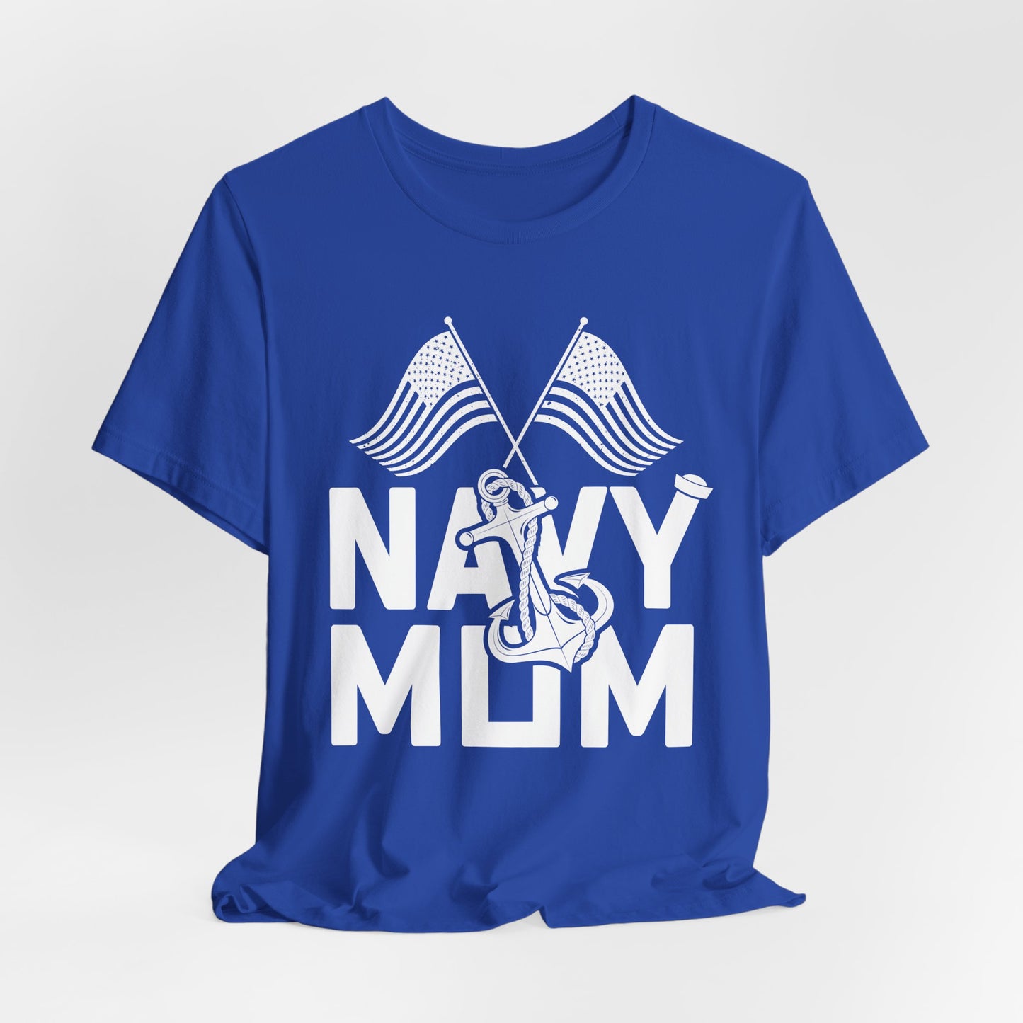 Navy Mom - Unisex Jersey Short Sleeve Tee - 13045