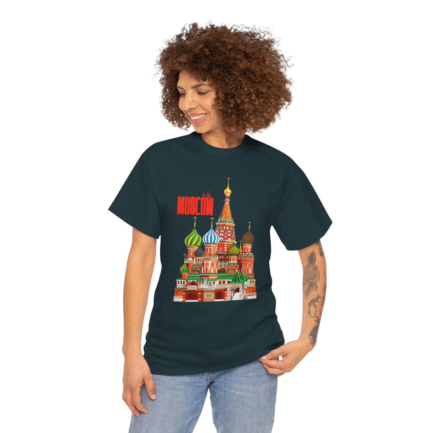 Moscow Graphic Unisex Heavy Cotton Tee - 12050